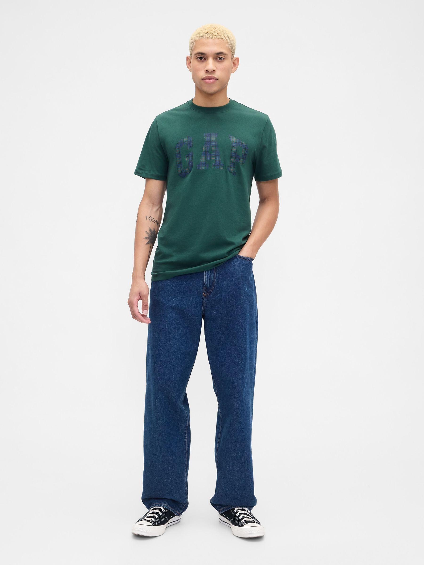 Green Everyday Soft Logo T-Shirt - Image 3 of 5