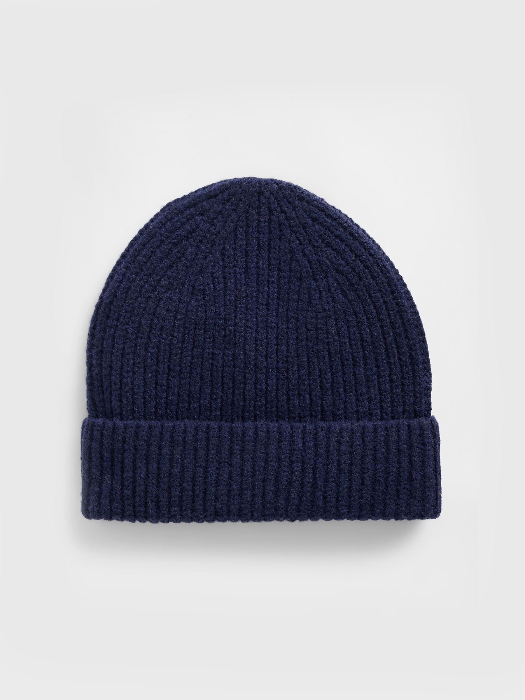 Navy Blue CashSoft Ribbed Beanie - Image 1 of 1