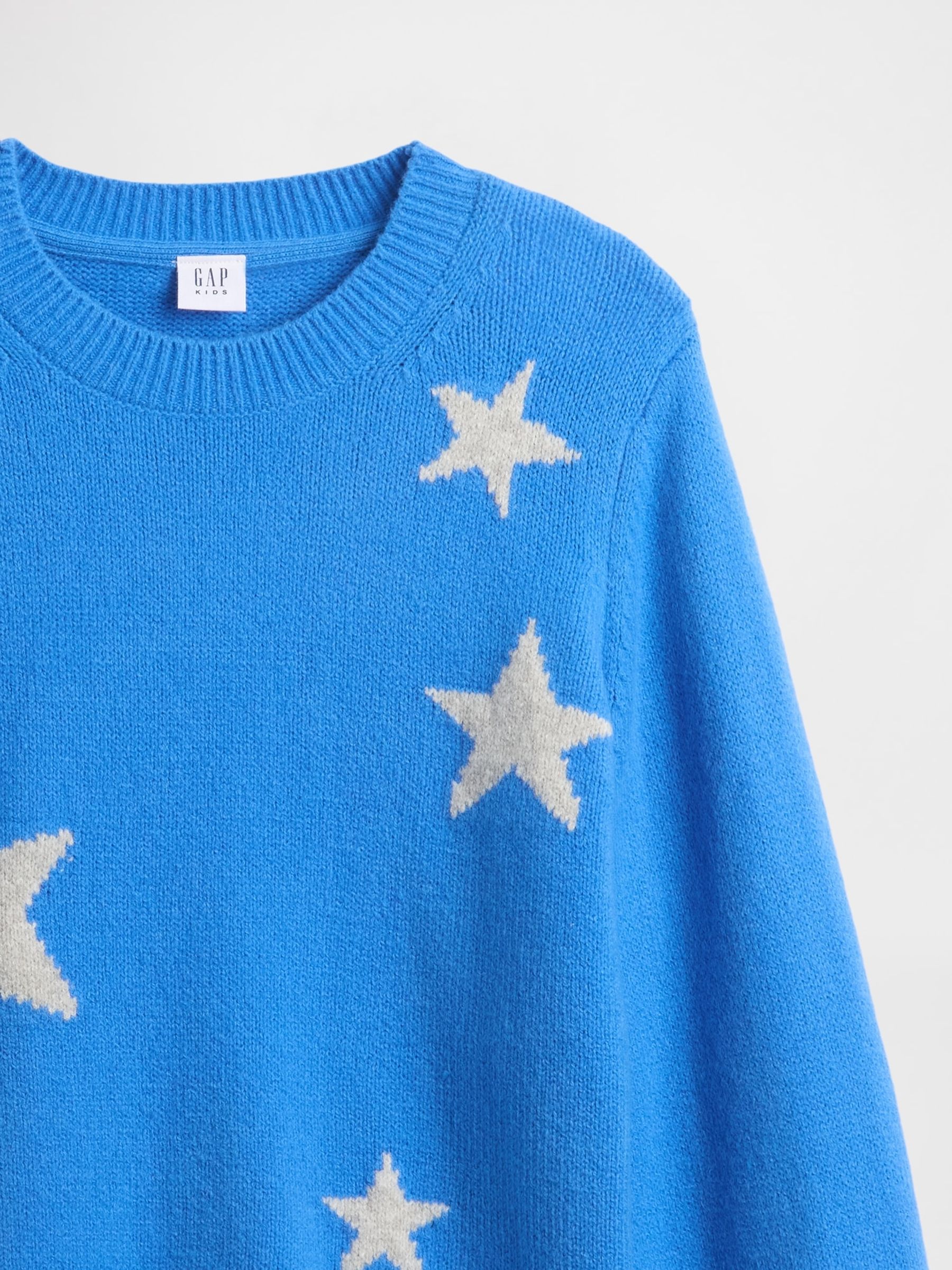 Blue CashSoft Crew Neck Sweatshirt (4-13yrs) - Image 2 of 2