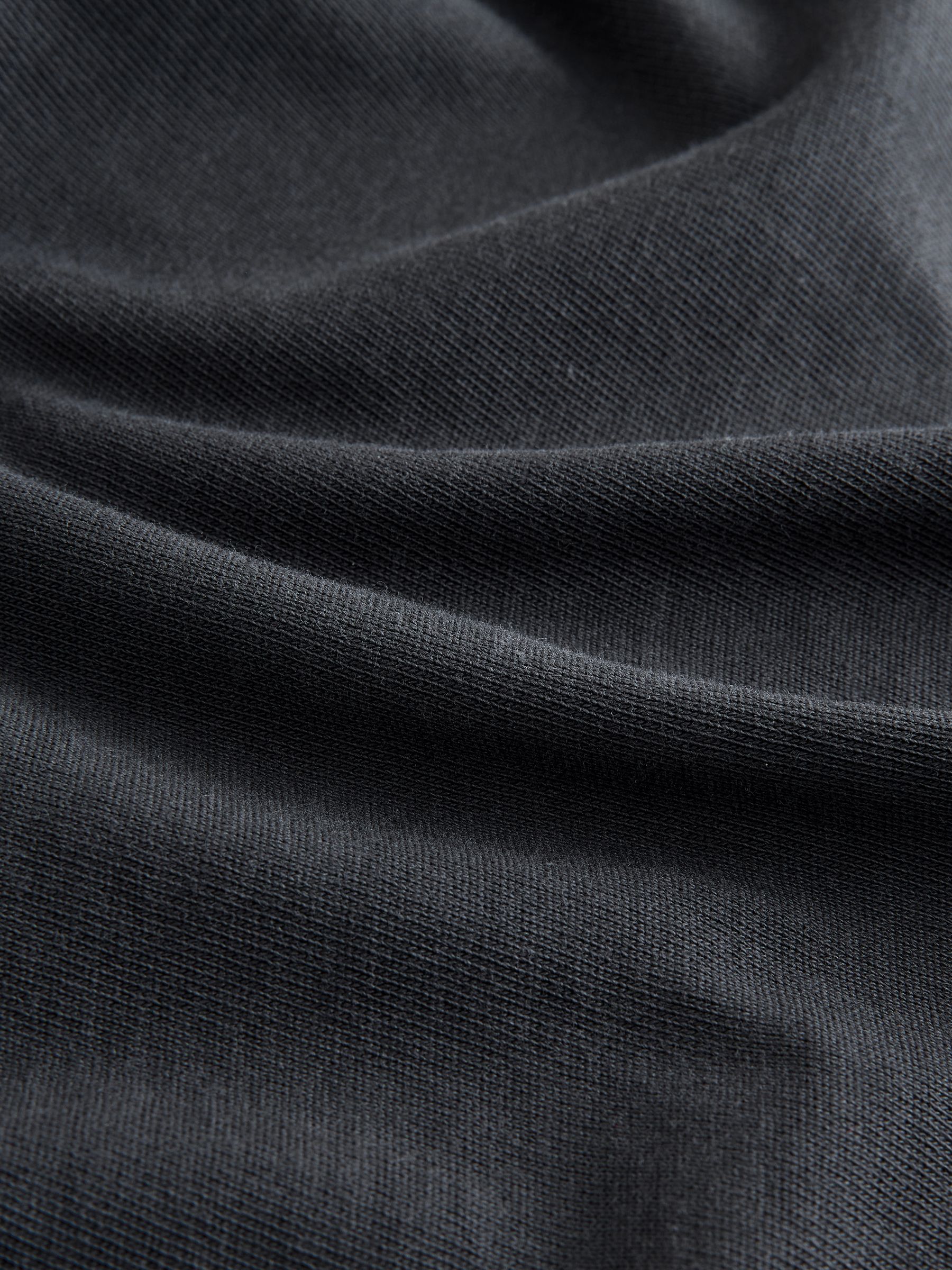 Black Heavyweight Jewel-Neck Crop T-Shirt - Image 7 of 7 Black Heavyweight Jewel-Neck Crop T-Shirt - Image 7 of 7