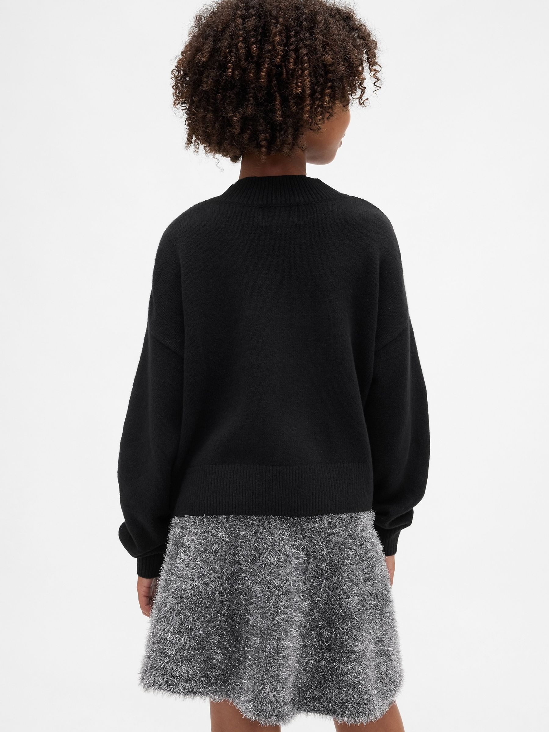 Black Elphaba Wicked CashSoft Relaxed Jumper (4-13yrs) - Image 4 of 7