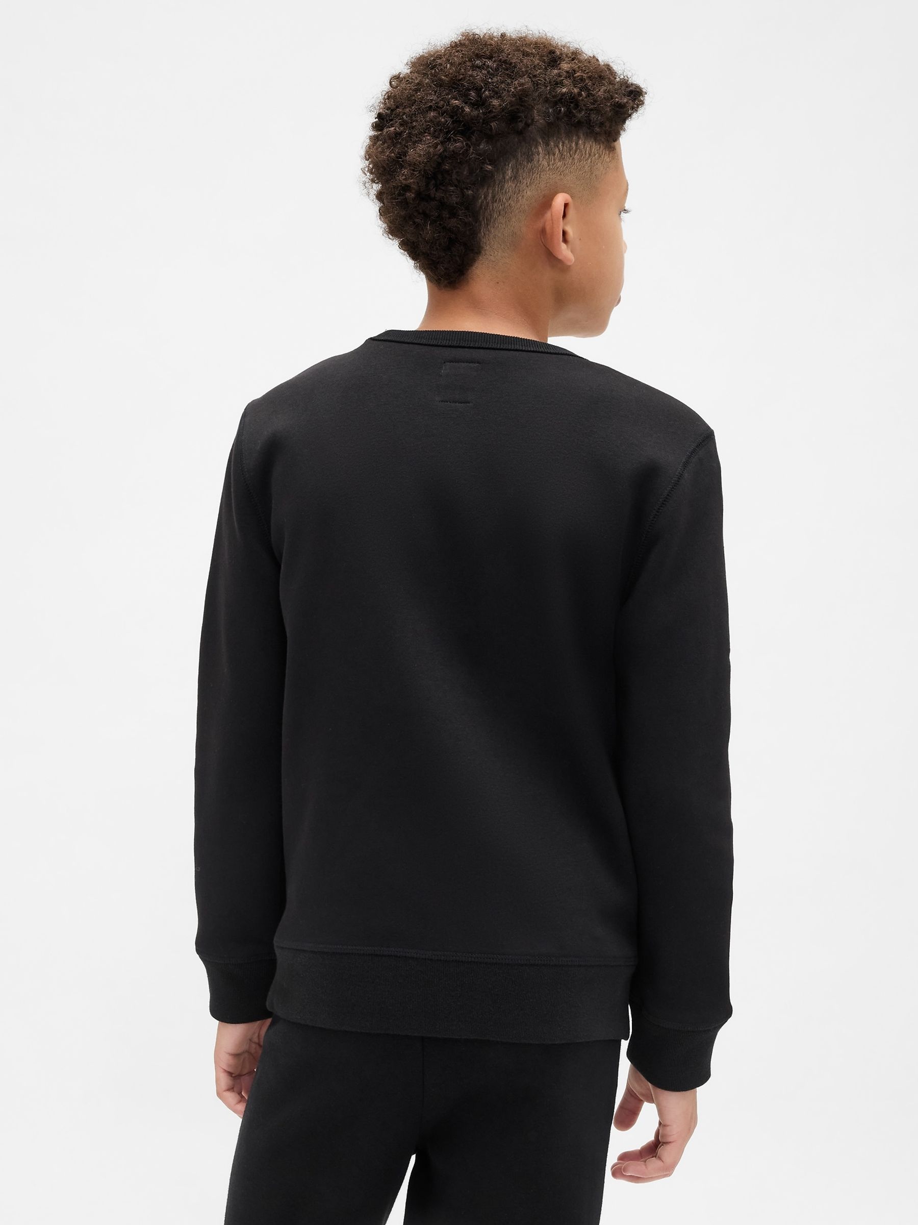 Black Graphic Logo Sweatshirt - Image 2 of 5 Black Graphic Logo Sweatshirt - Image 2 of 5