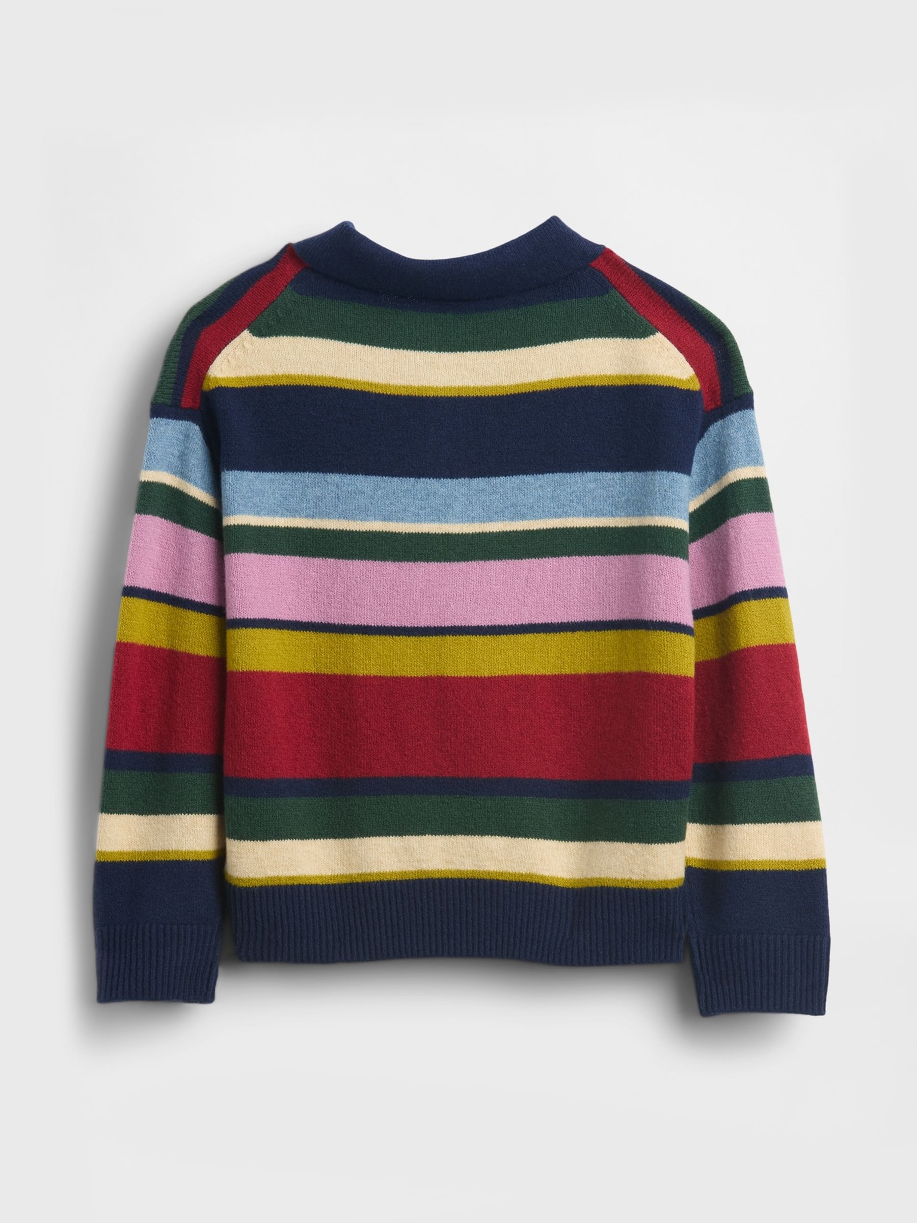 Multi CashSoft Polo Jumper - Image 2 of 2