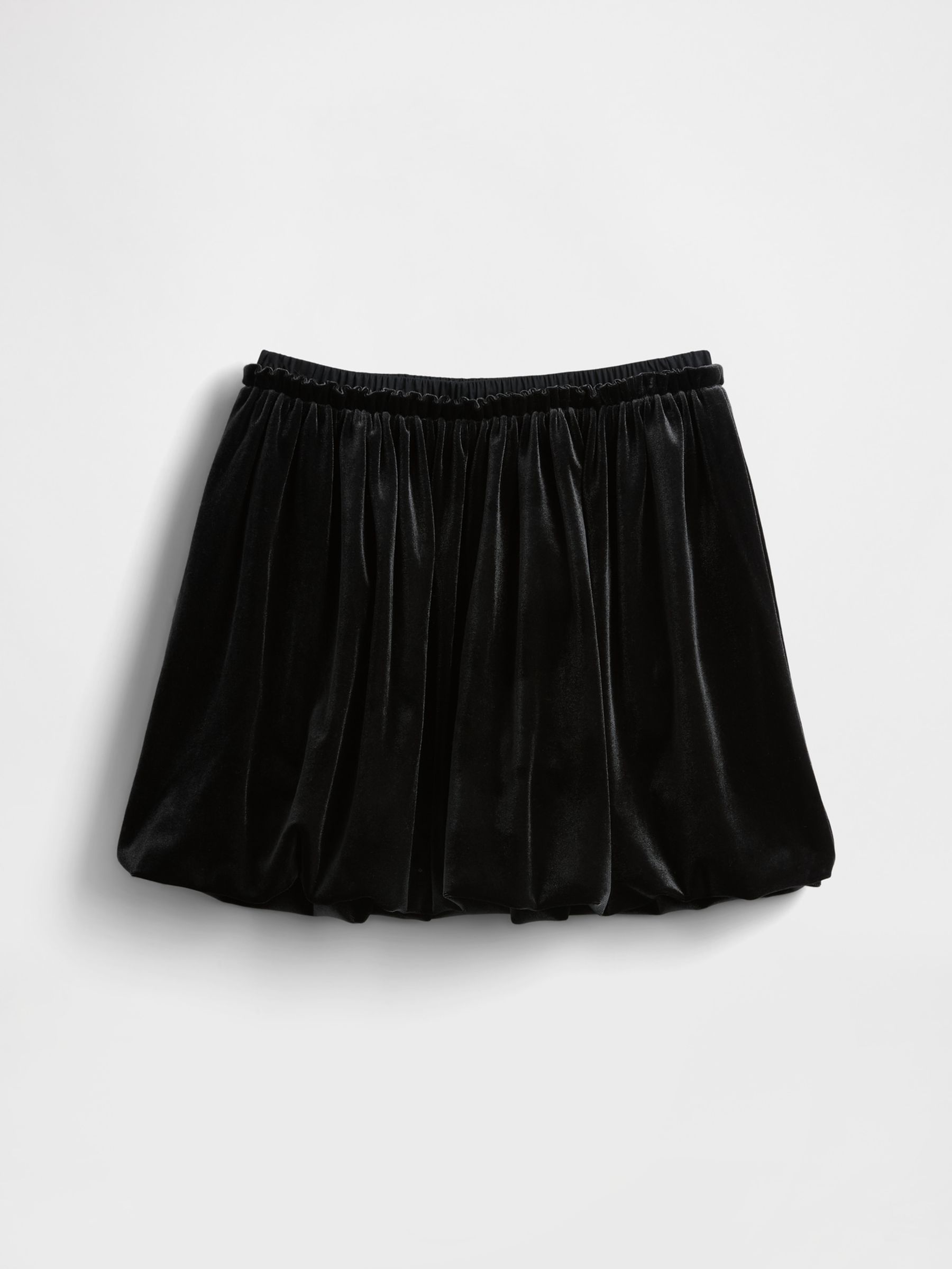 Black Velour Bubble Skirt (4-13) - Image 3 of 3