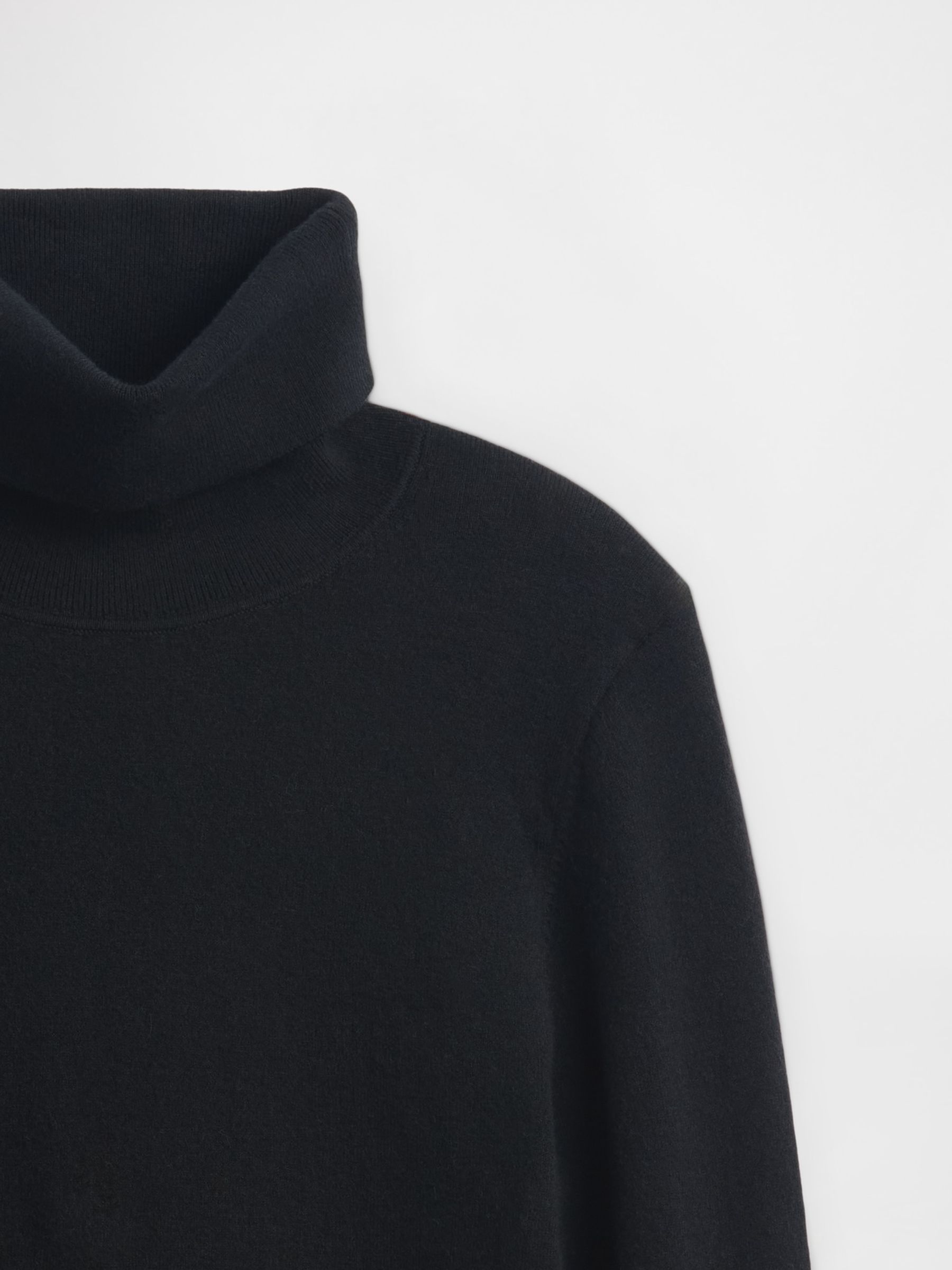Black CashSoft Stretch Turtle Neck Jumper - Image 5 of 5
