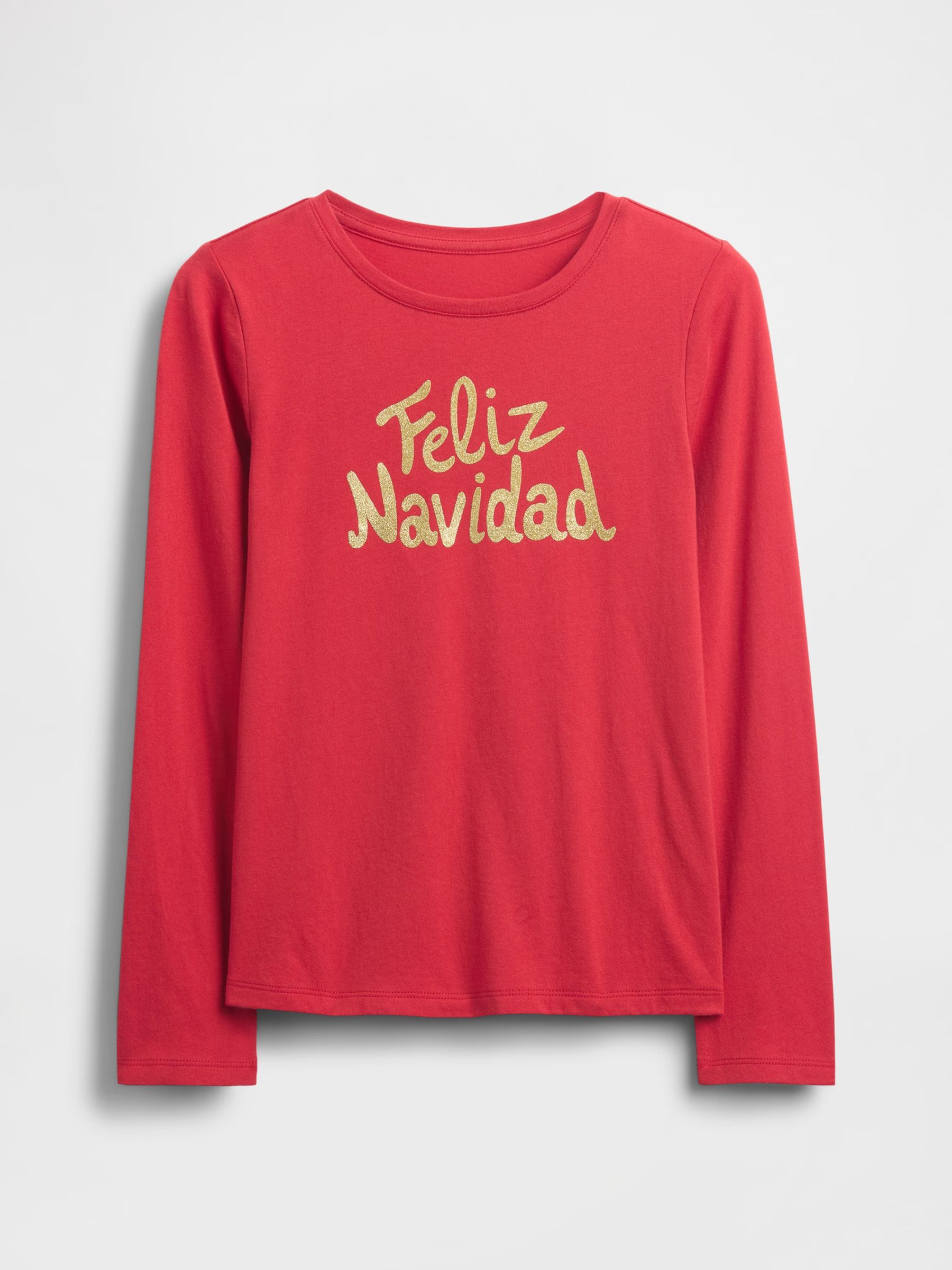 Red Long Sleeve Graphic T-Shirt - Image 3 of 4