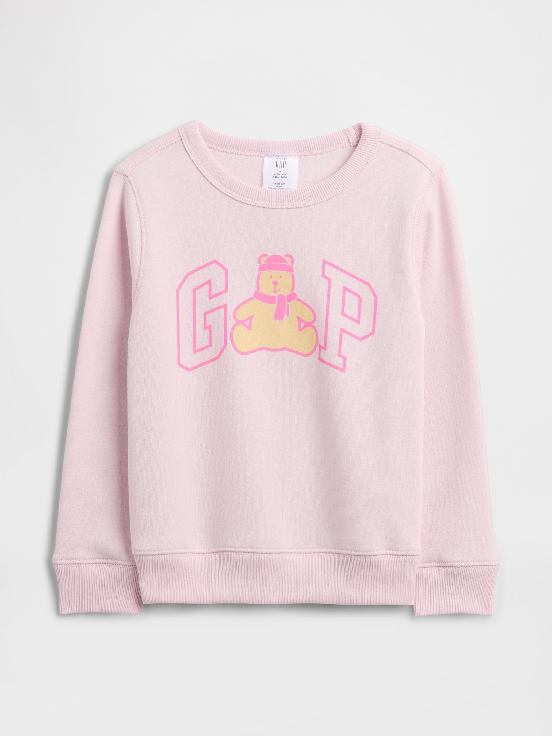 Pink Logo Sweatshirt (6mths-5yrs) - Image 1 of 1 Pink Logo Sweatshirt (6mths-5yrs) - Image 1 of 1