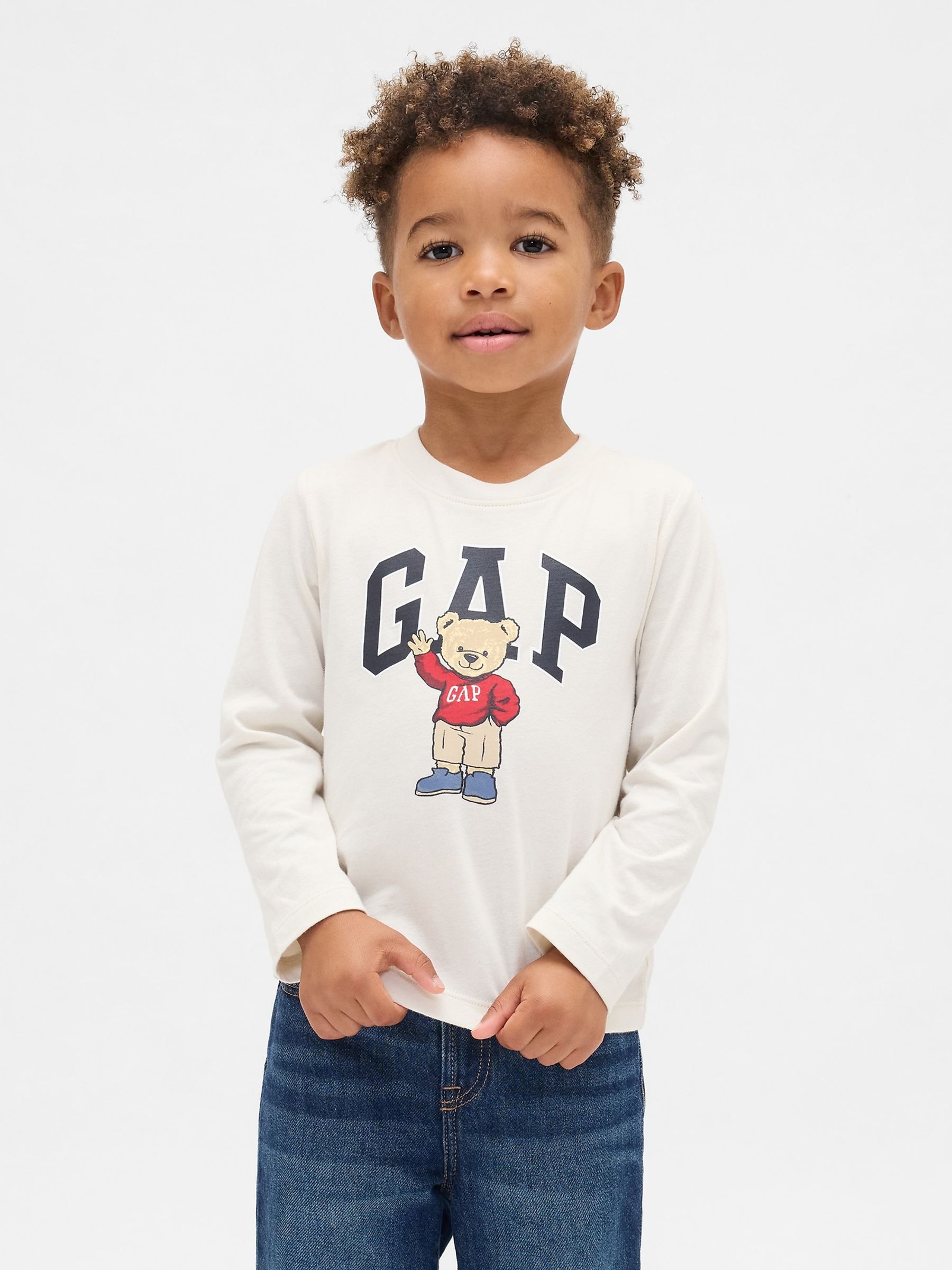 Cream Brannan Bear Logo T-Shirt (6mths-5yrs) - Image 1 of 1 Cream Brannan Bear Logo T-Shirt (6mths-5yrs) - Image 1 of 1
