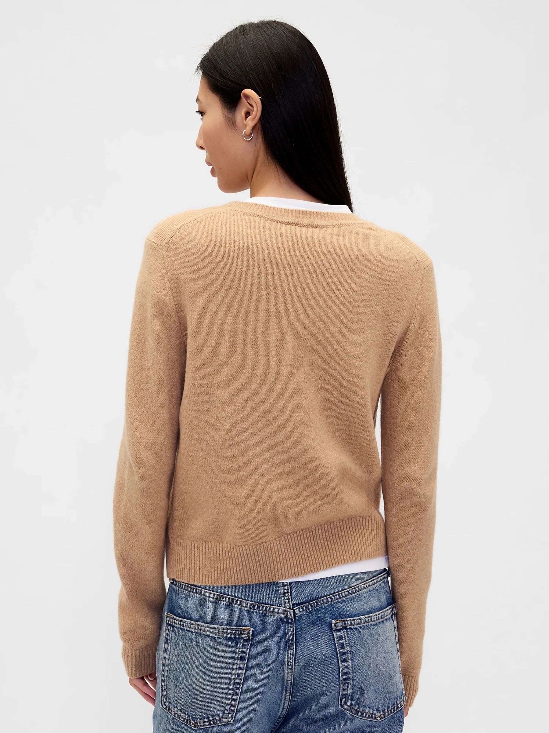 Beige CashSoft Crew Neck Jumper - Image 2 of 5