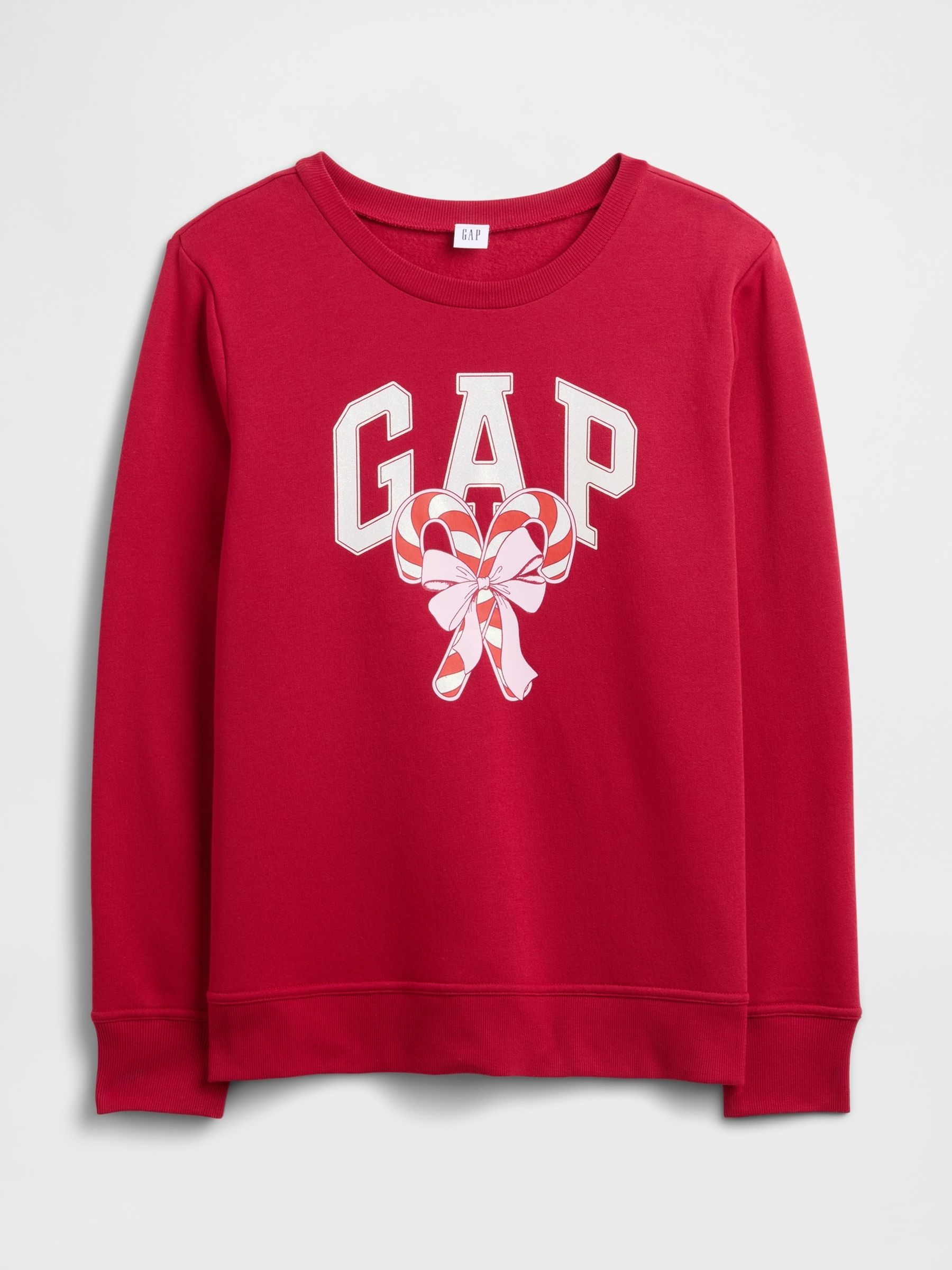 Red Relaxed Logo Sweatshirt - Image 5 of 5