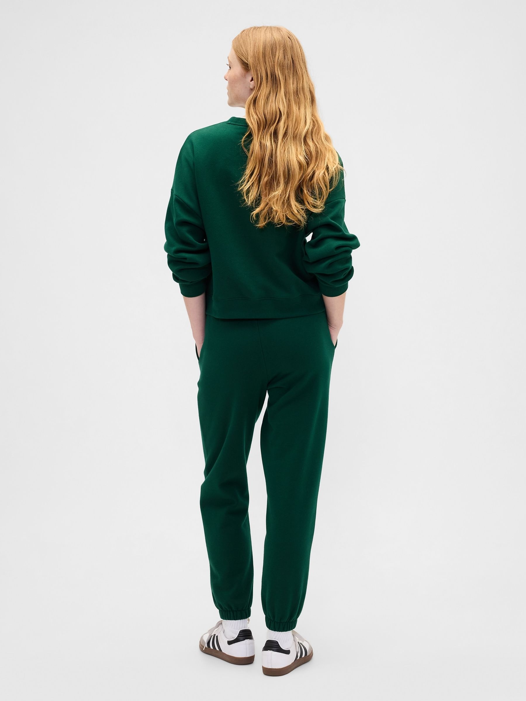 Green Fleece Joggers - Image 3 of 5