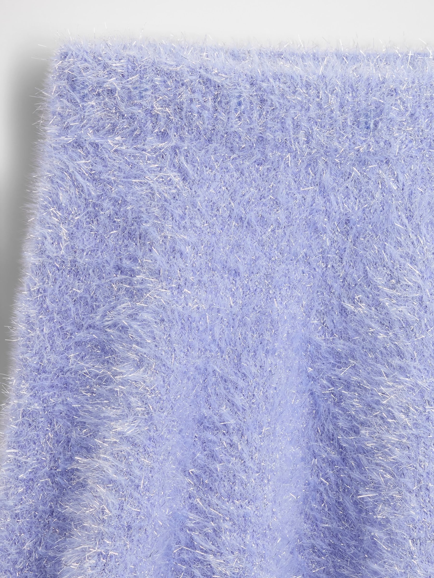 Purple Wicked Tinsel Eyelash Jumper Skirt (4-13yrs) - Image 7 of 7