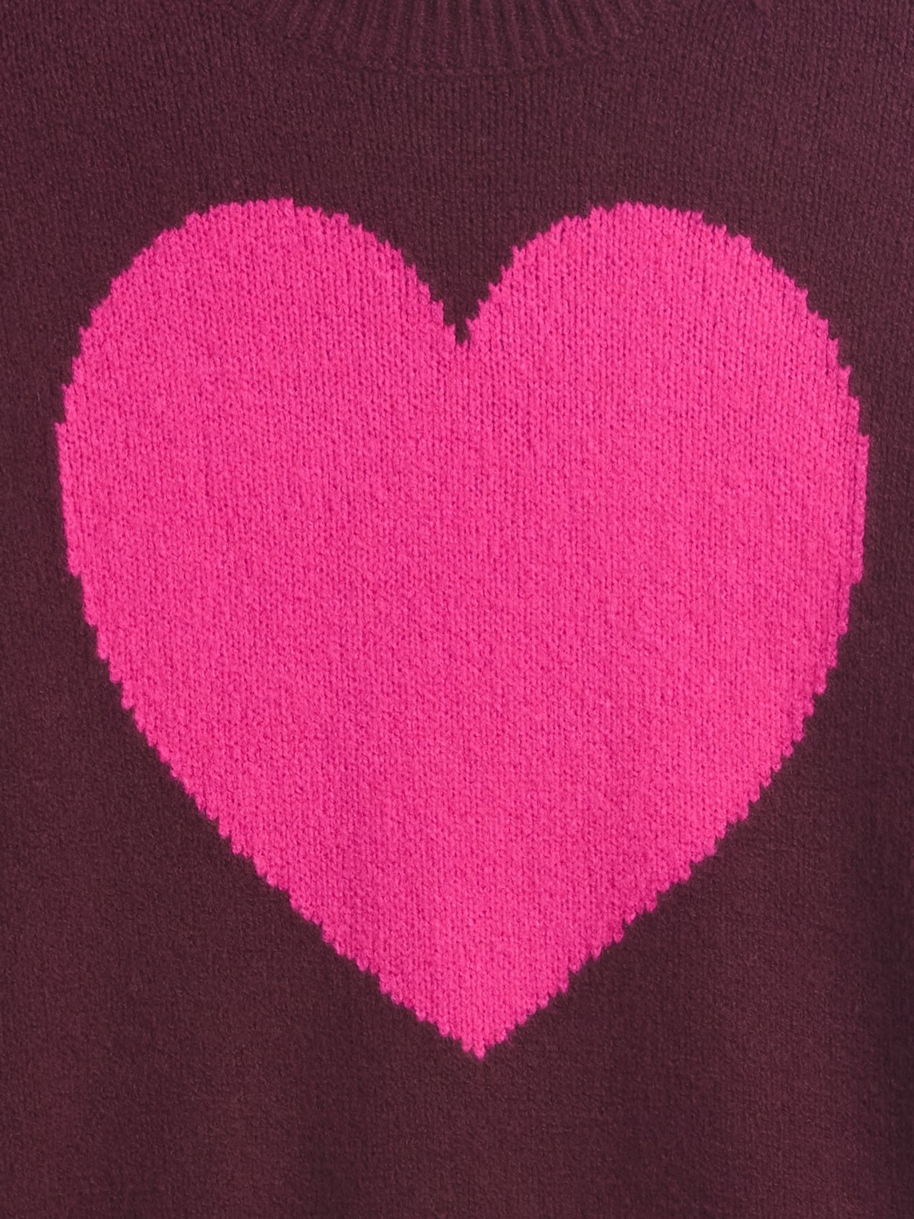 Burgundy Red CashSoft Crew Neck Sweatshirt (4-13yrs) - Image 2 of 2 Burgundy Red CashSoft Crew Neck Sweatshirt (4-13yrs) - Image 2 of 2