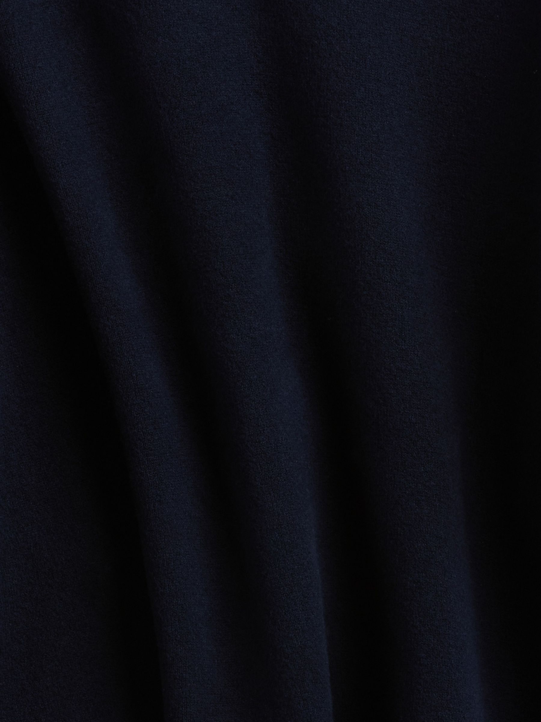 Navy Blue Heavyweight CashSoft Crew Neck Jumper - Image 3 of 3 Navy Blue Heavyweight CashSoft Crew Neck Jumper - Image 3 of 3