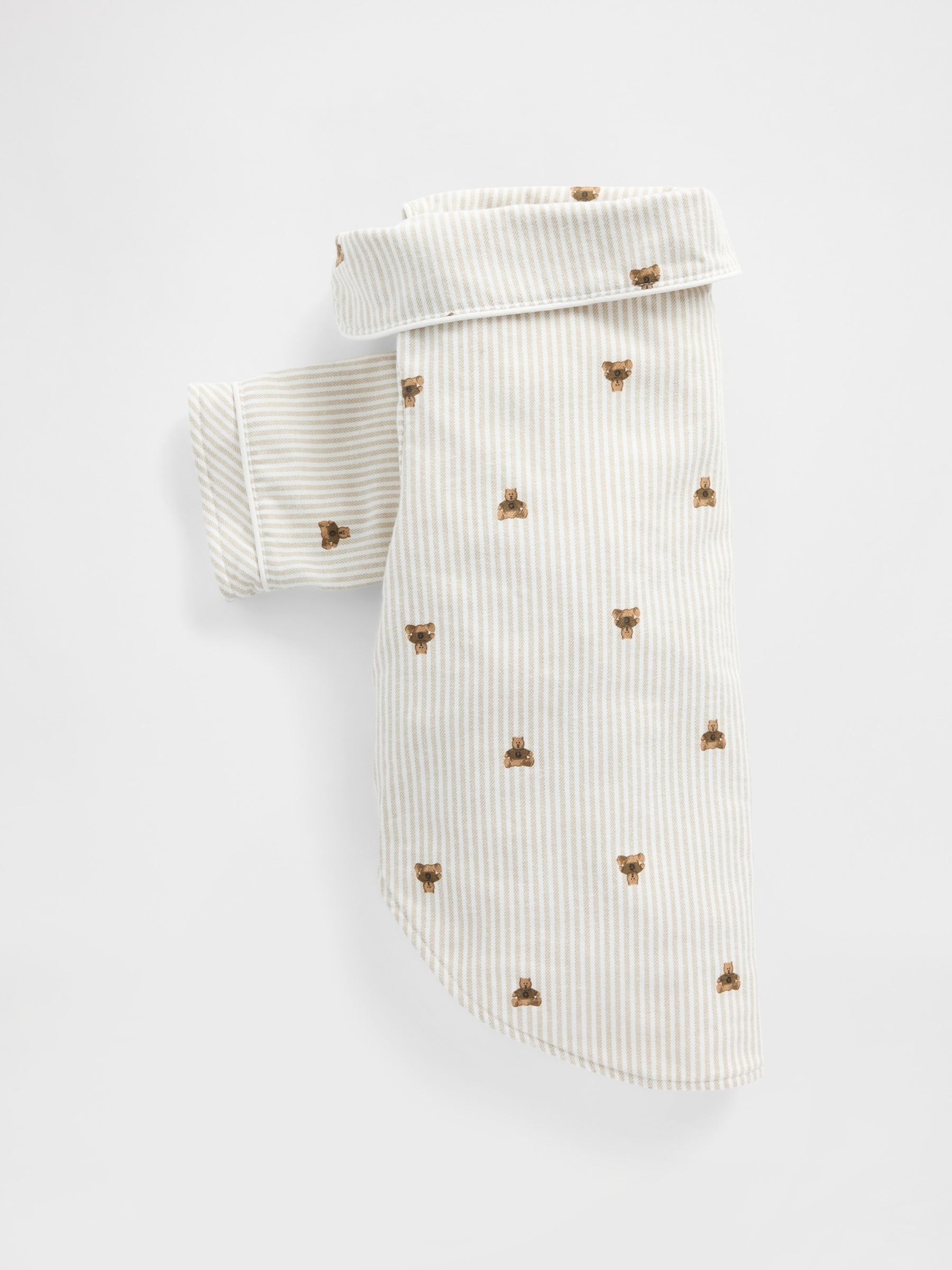Beige Stripe Flannel Pet Pyjamas - Image 1 of 1 Beige Stripe Flannel Pet Pyjamas - Image 1 of 1