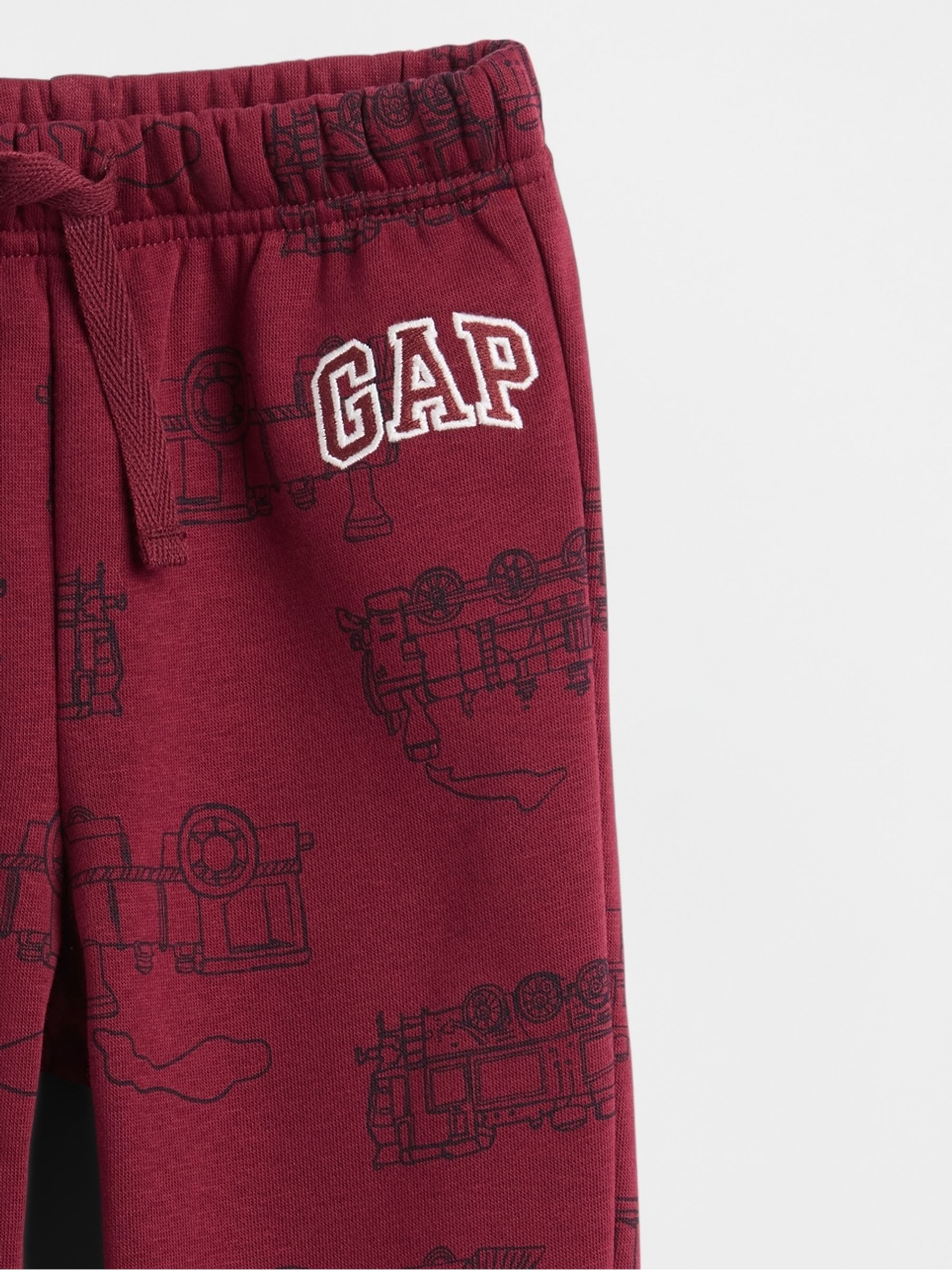 Red Relaxed Logo Pull On Joggers (6mths-5yrs) - Image 3 of 3