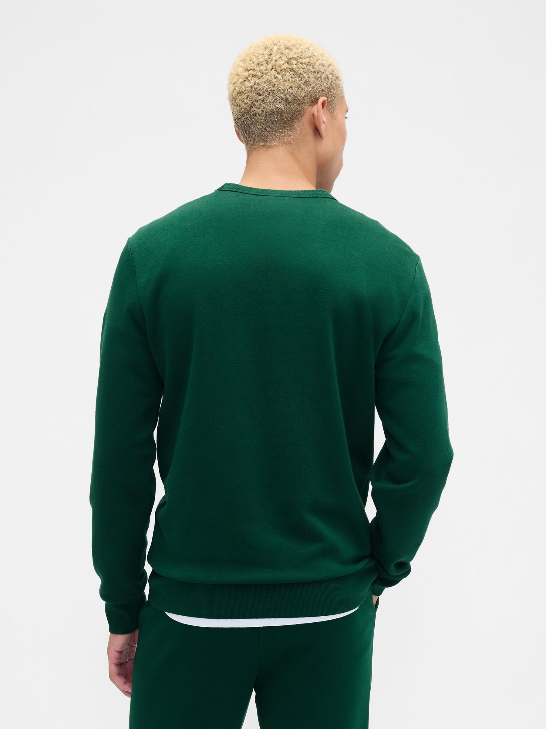 Green Logo Crew Neck Sweatshirt - Image 2 of 4