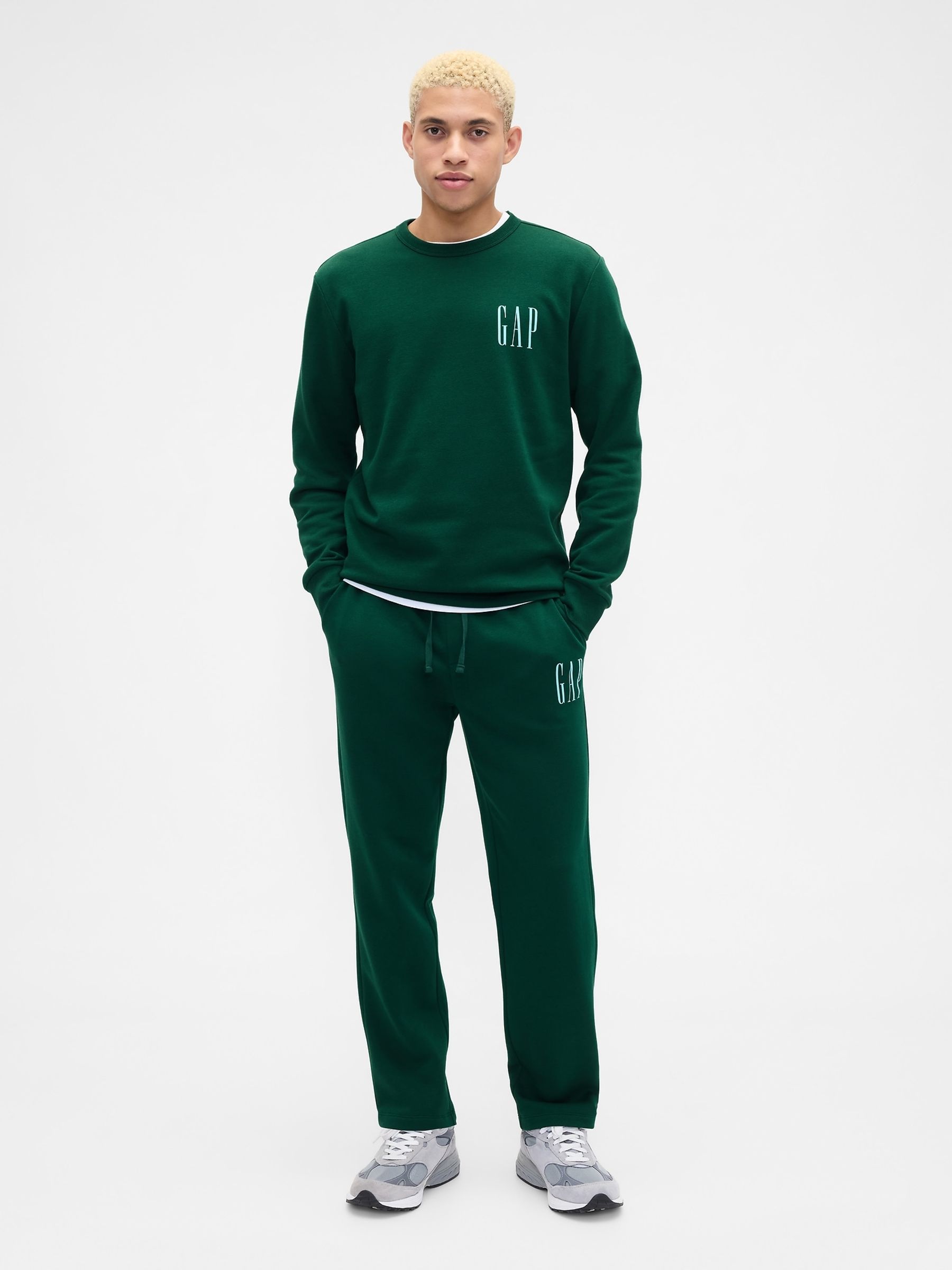 Green Logo Crew Neck Sweatshirt - Image 3 of 4