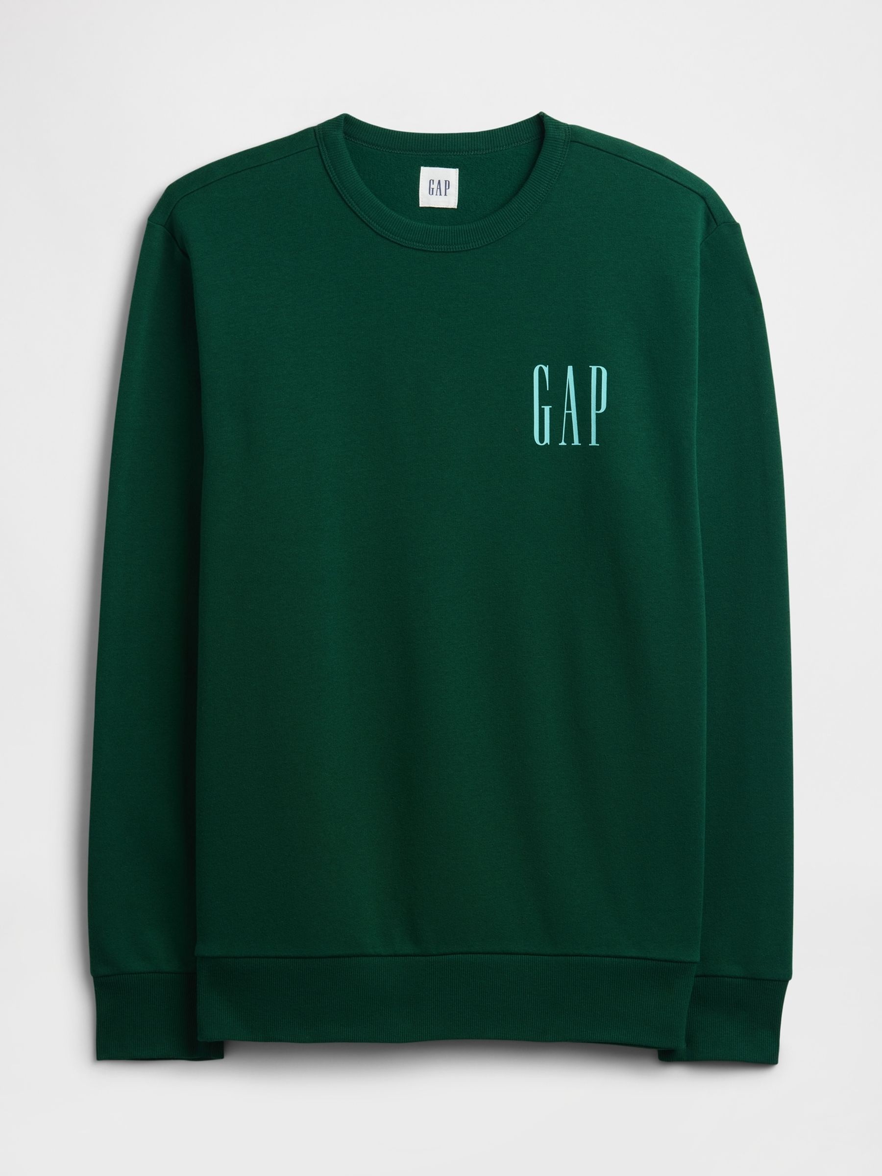 Green Logo Crew Neck Sweatshirt - Image 4 of 4 Green Logo Crew Neck Sweatshirt - Image 4 of 4