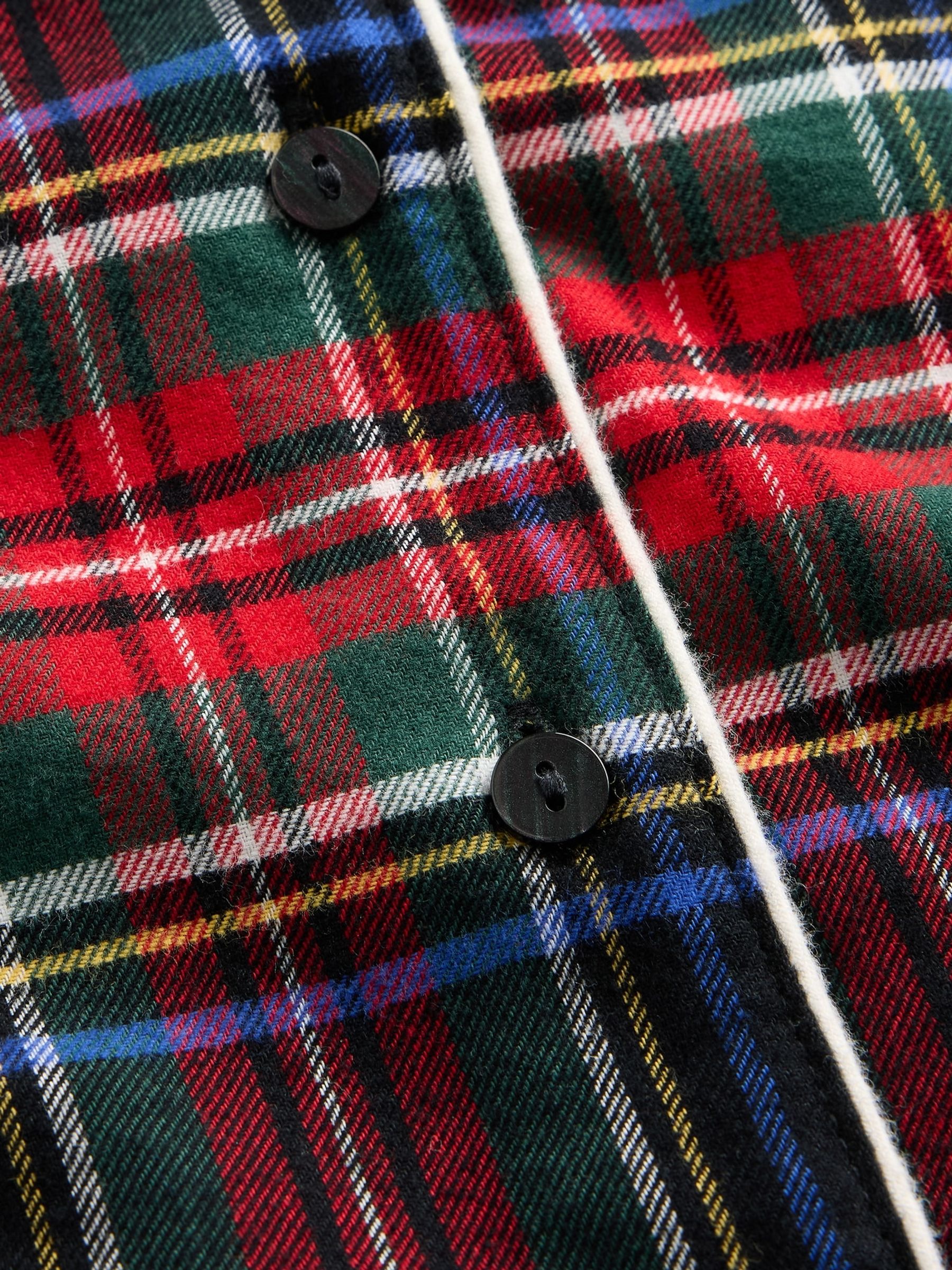 Black & Red Check Short Matching Family Christmas Pyjamas Set - Image 6 of 6