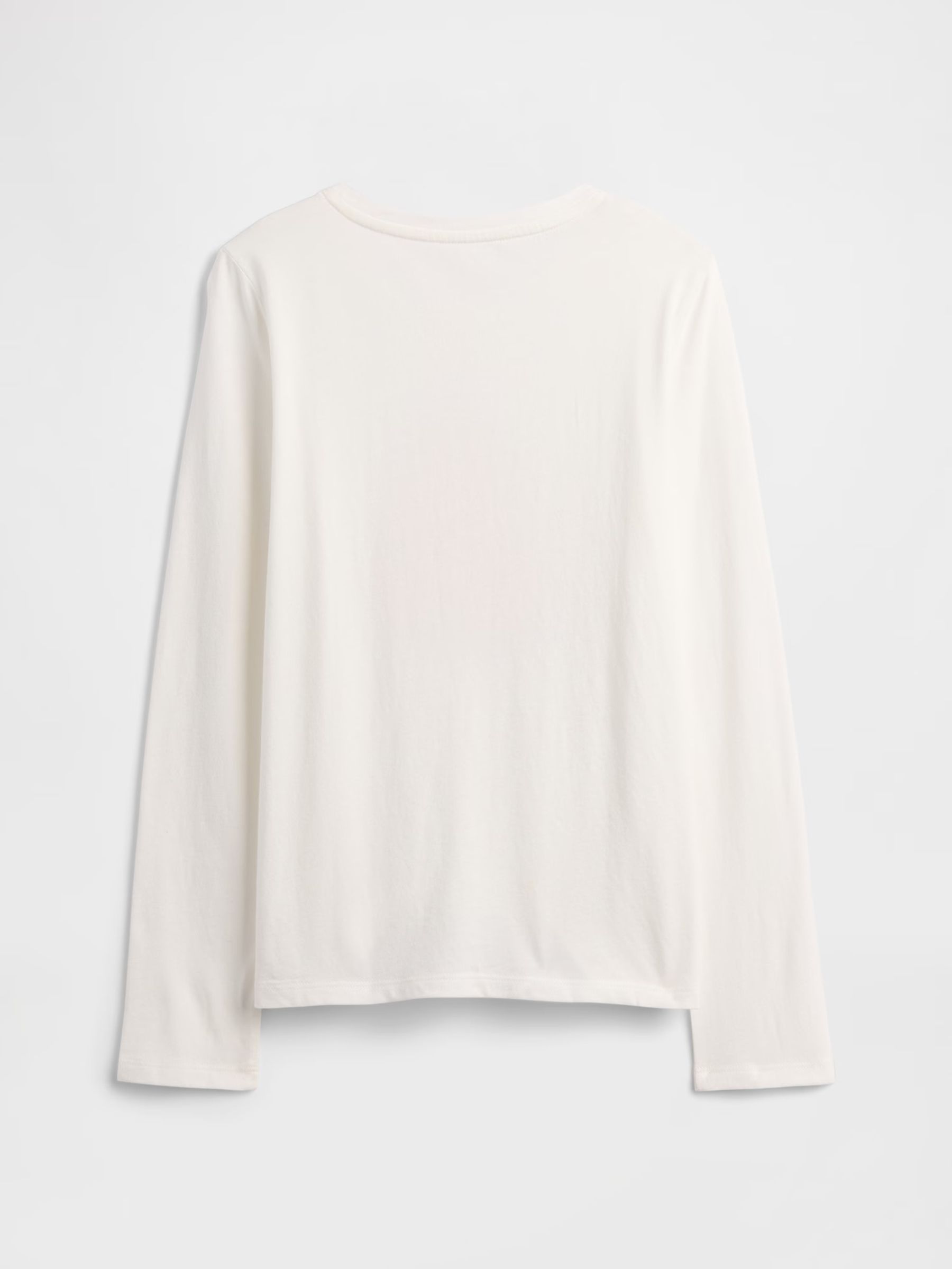 White Long Sleeve Graphic T-Shirt - Image 2 of 2