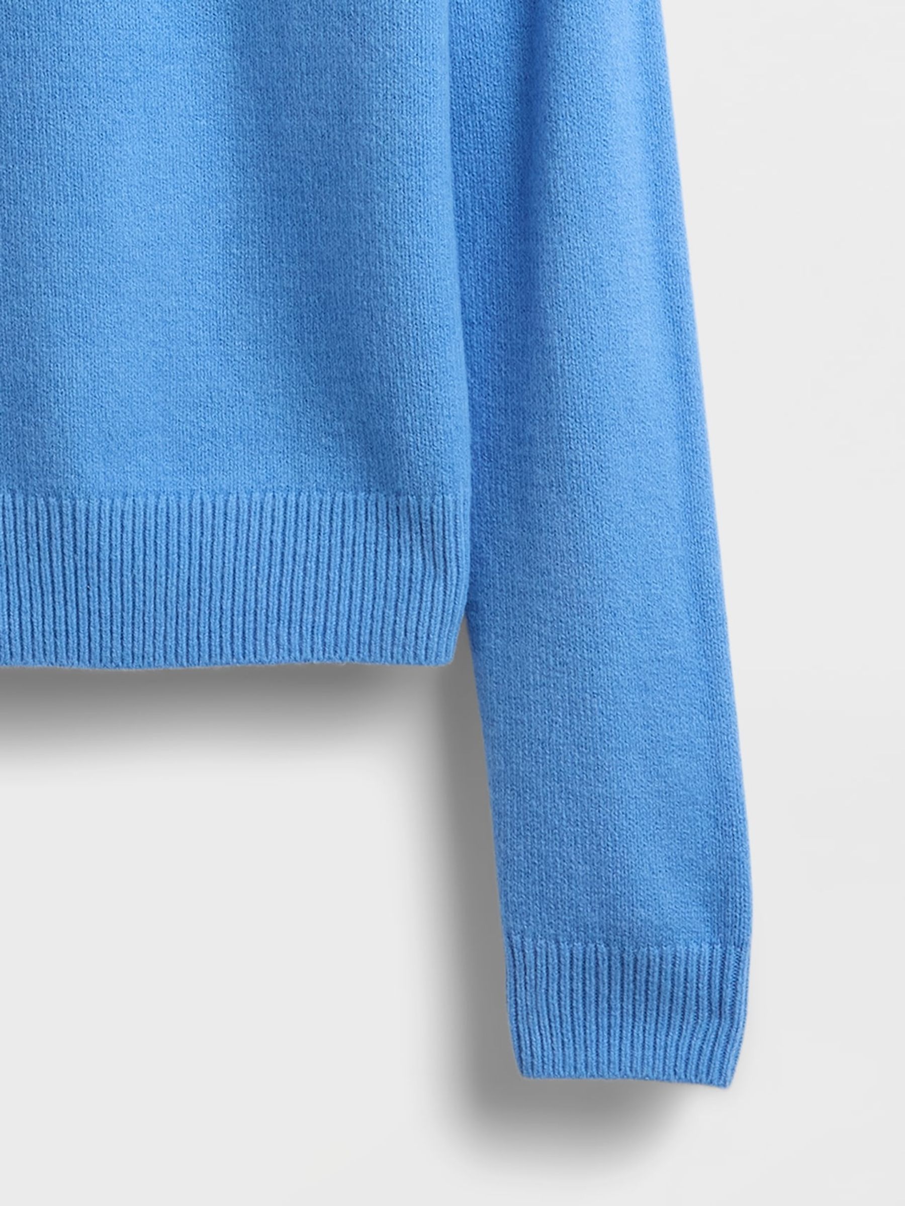 Blue CashSoft Crew Neck Jumper - Image 4 of 4 Blue CashSoft Crew Neck Jumper - Image 4 of 4