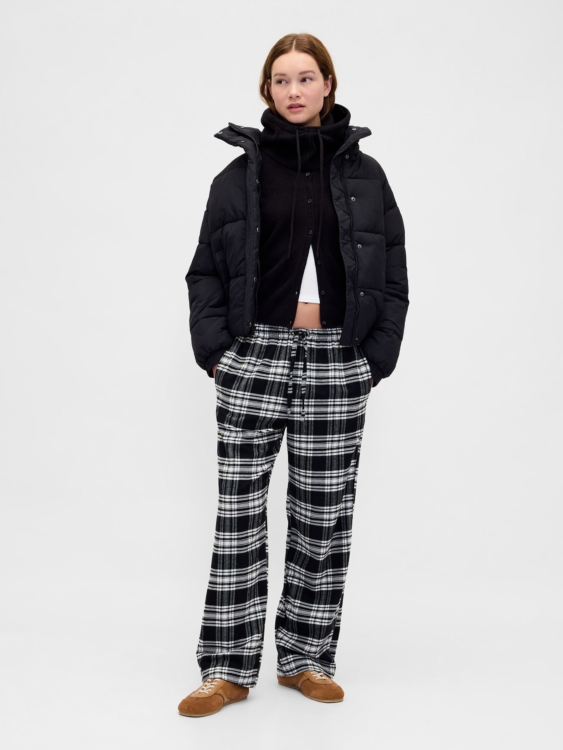 Red Stripe Softest Flannel Pyjama Shorts Set - Image 1 of 2