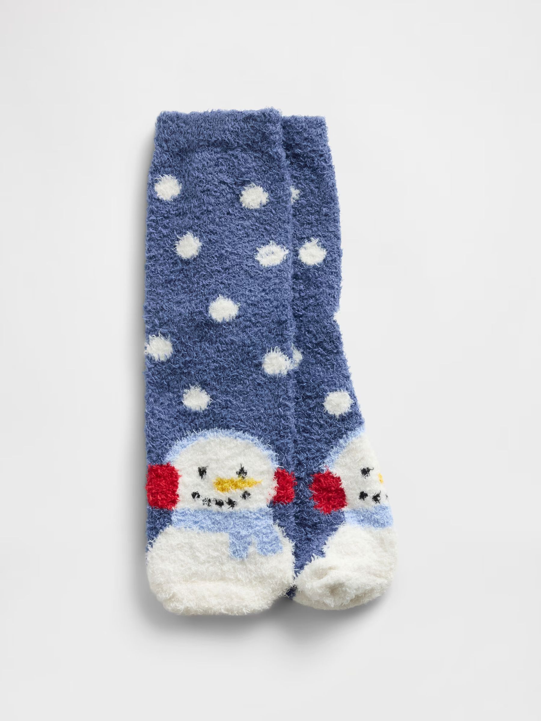 Blue Snowman Cosy Socks - Image 1 of 1