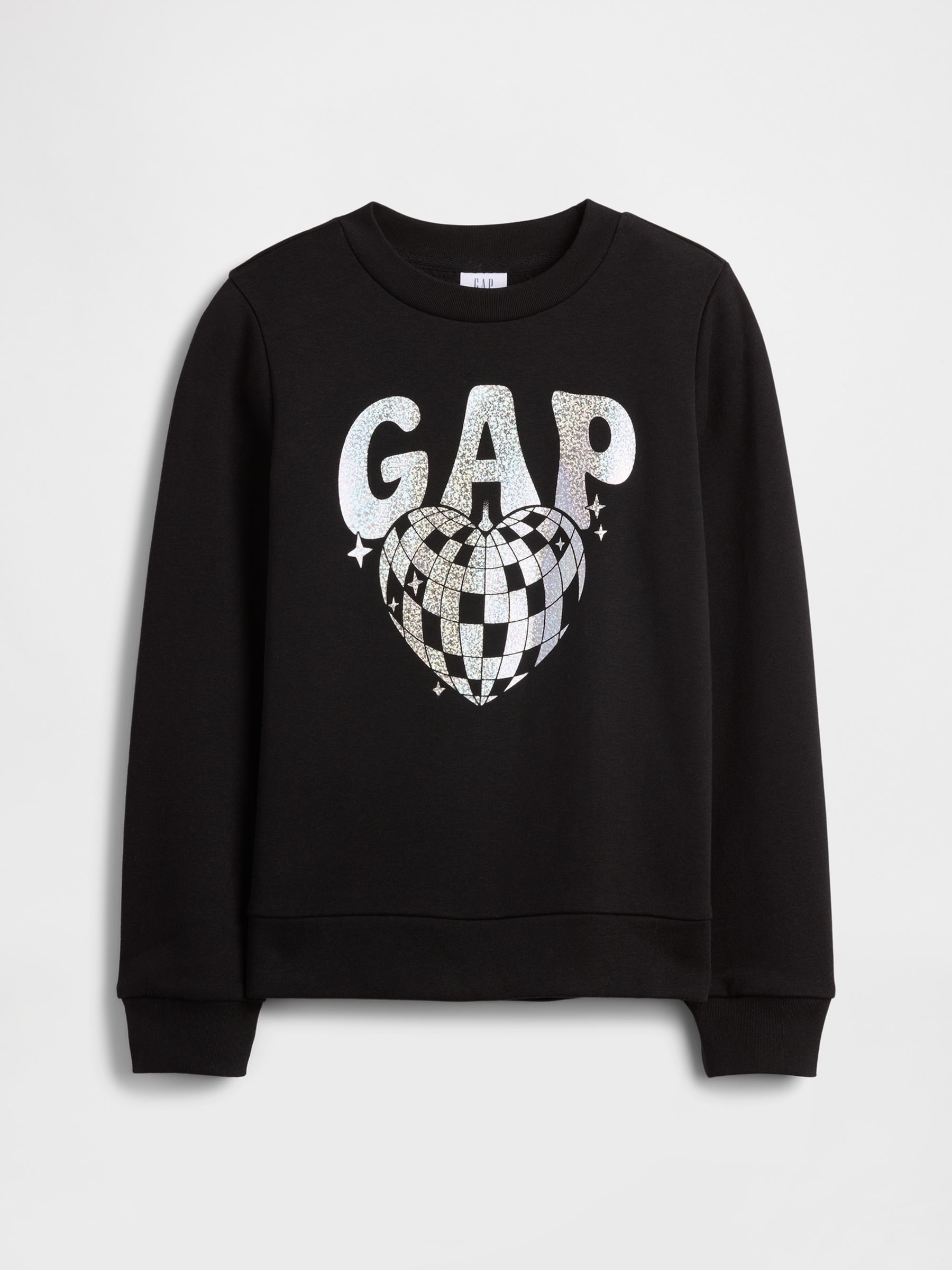 Black Graphic Sweatshirt - Image 1 of 3