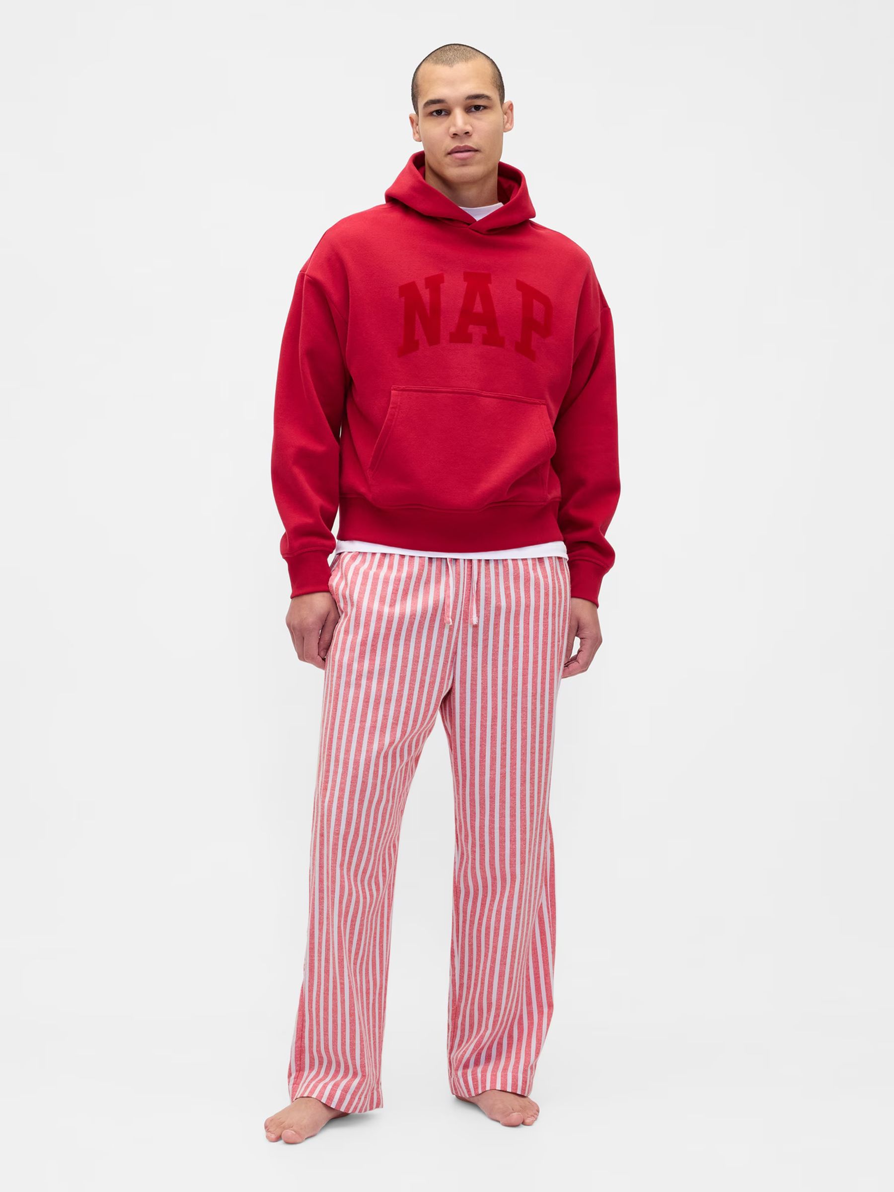 Red Stripe Pyjama Bottoms Family Matching Christmas - Image 2 of 3 Red Stripe Pyjama Bottoms Family Matching Christmas - Image 2 of 3