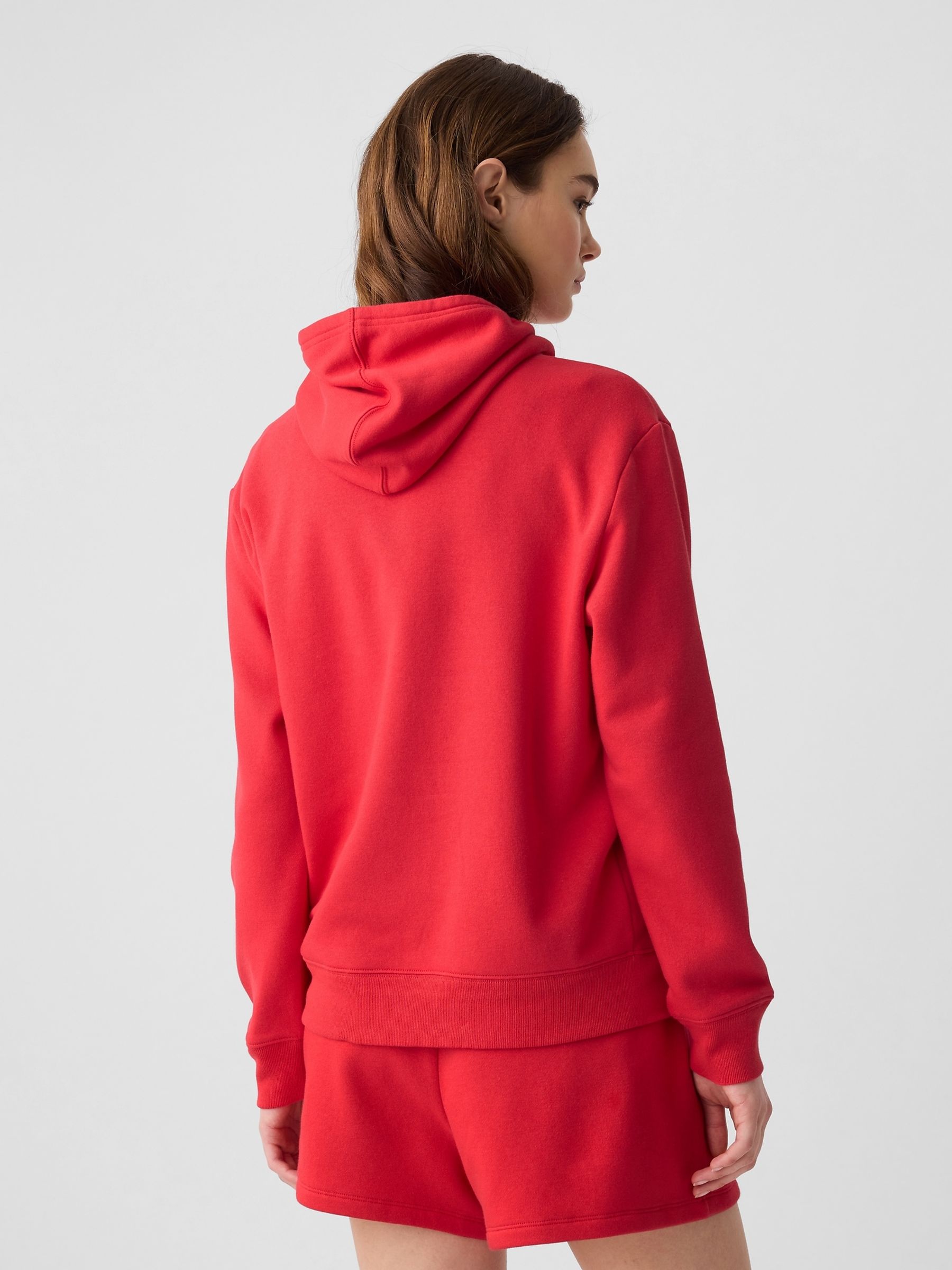 Red Logo Overhead Hoodie - Image 2 of 6