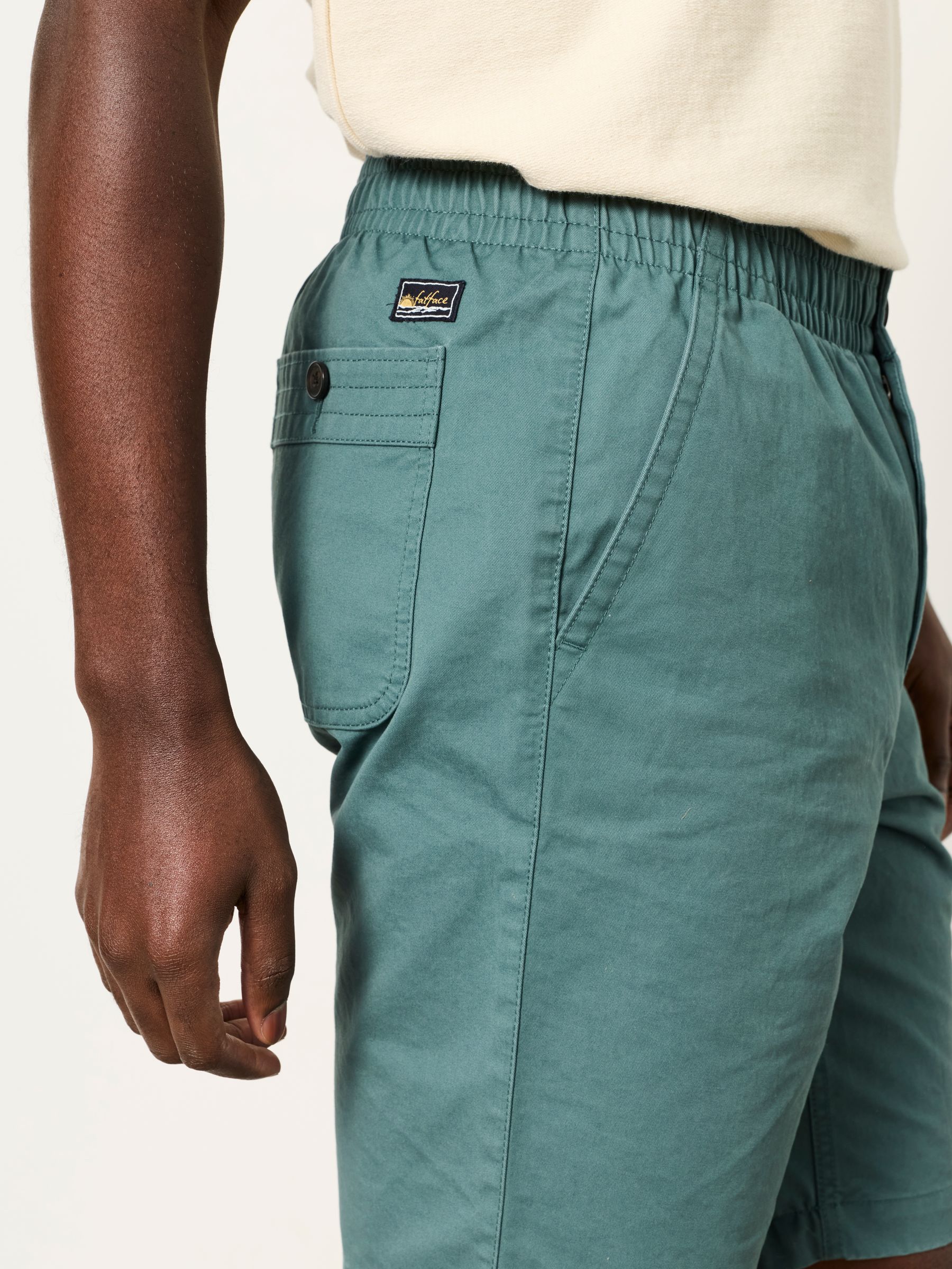 Selsey Jade Green Pull On Shorts - Image 5 of 7