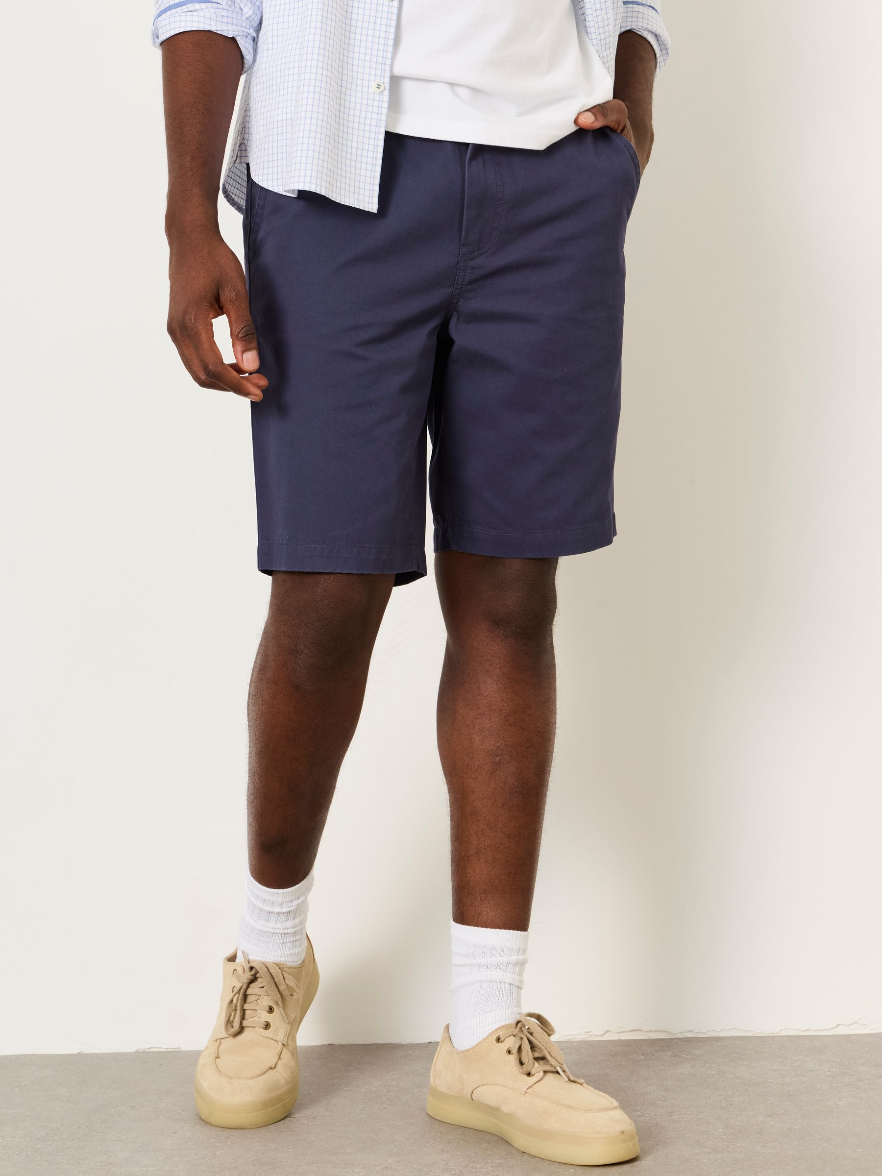 Selsey French Navy Pull On Shorts - Image 1 of 6