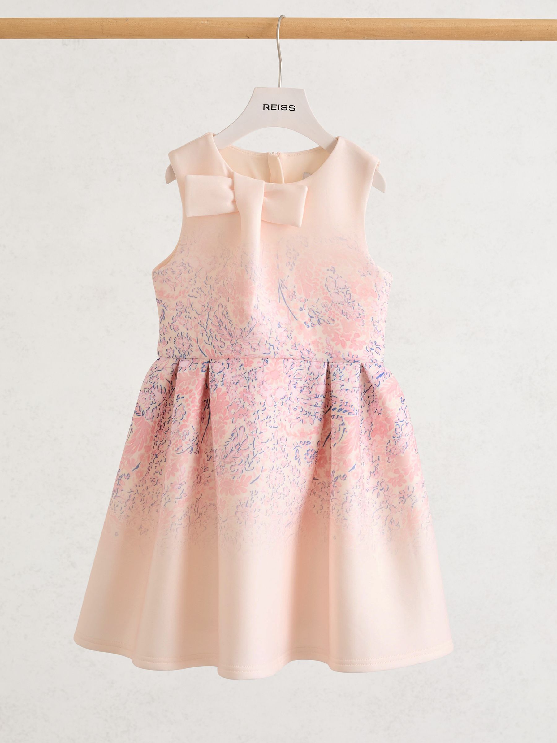 Scuba Dress in Pink Print - Image 1 of 4