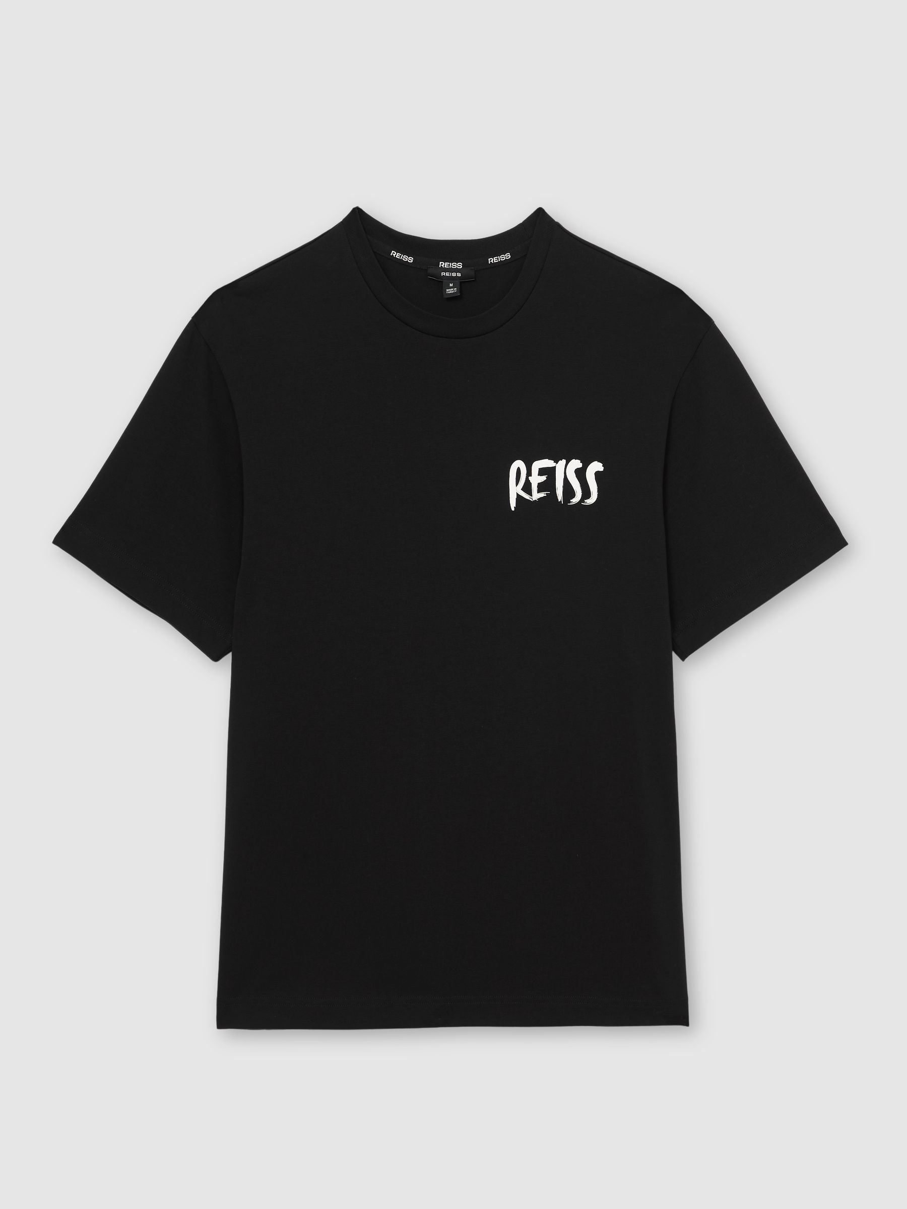 Logo-Print Relaxed-Fit T-Shirt in Black - image 1