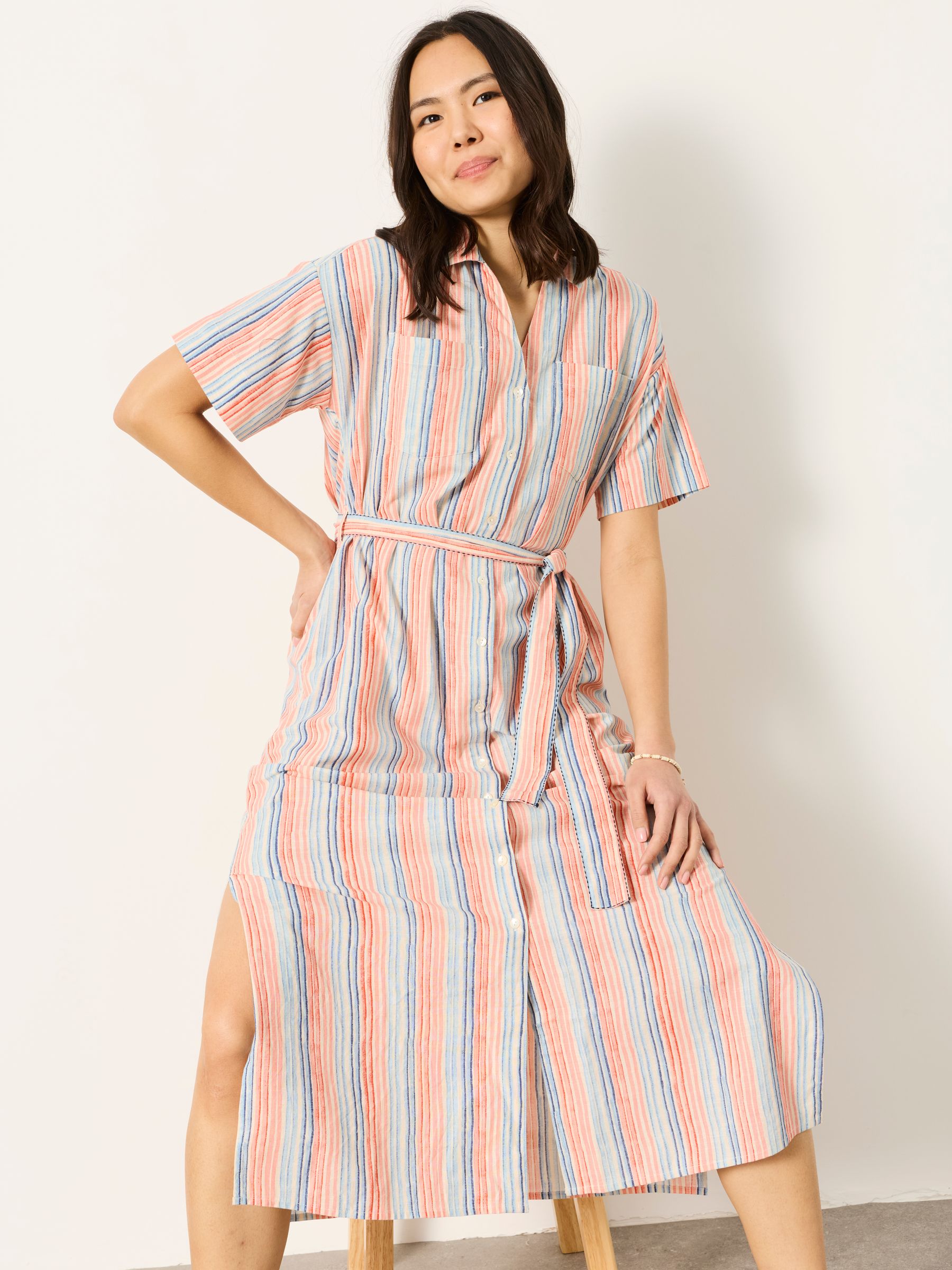 Susie Multi Regular Stripe Shirt Dress - Image 4 of 5