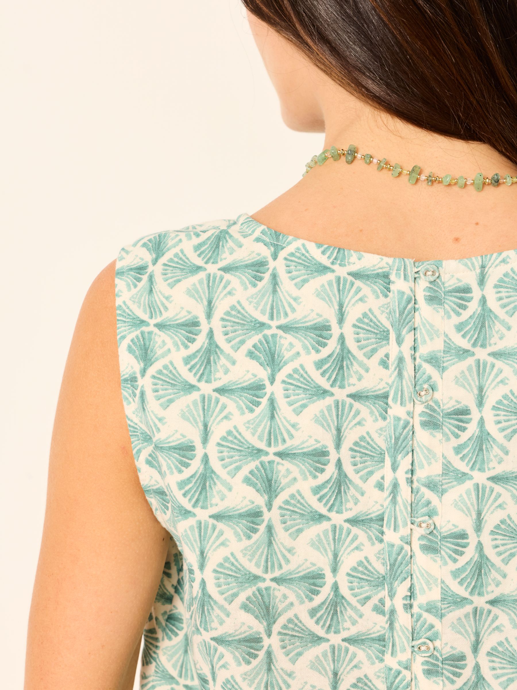 Etta Ivory Fan Geo Regular Cami - Image 4 of 6