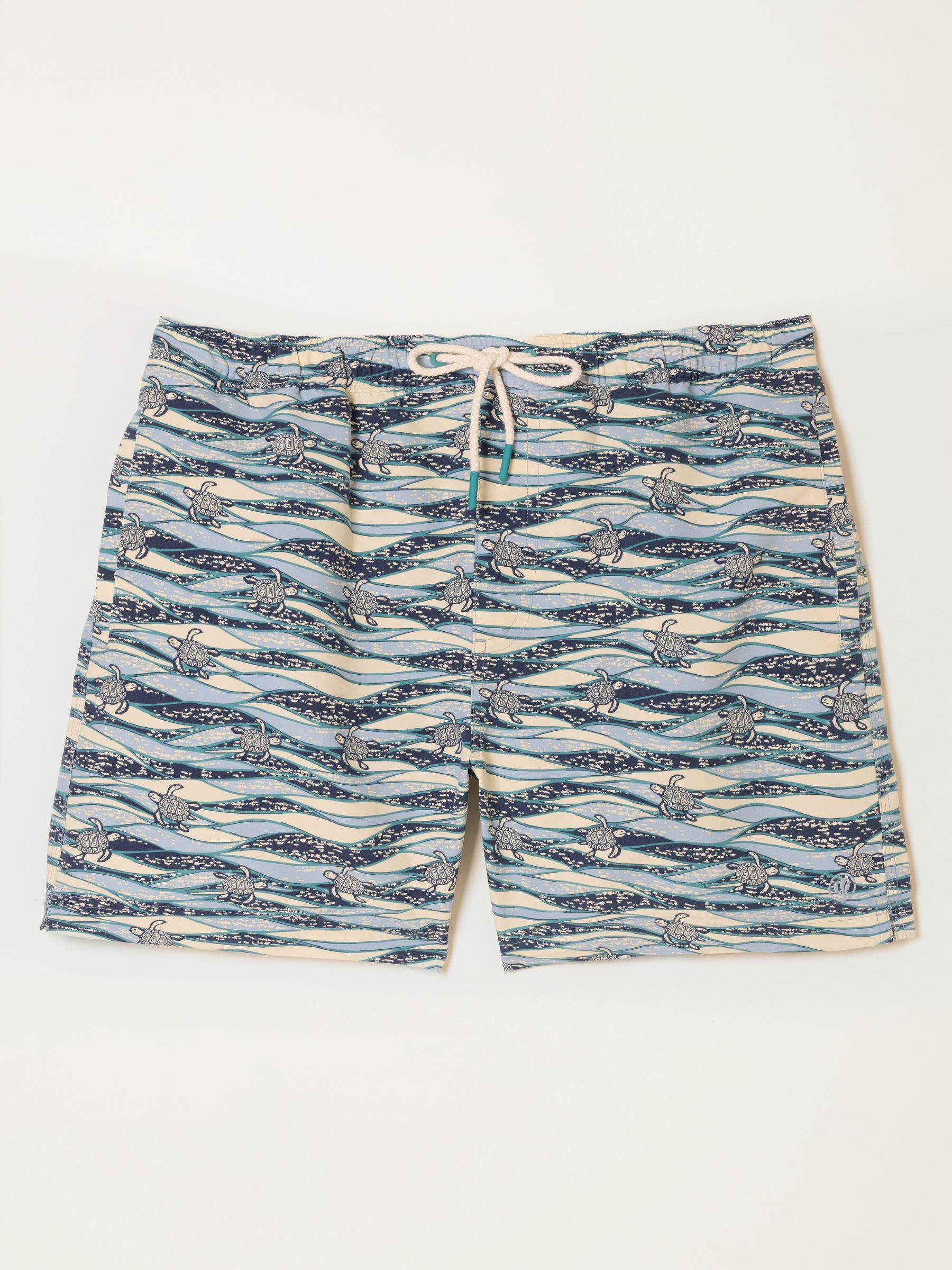 Blue Turtle Stripe Swim Short - Image 6 of 6