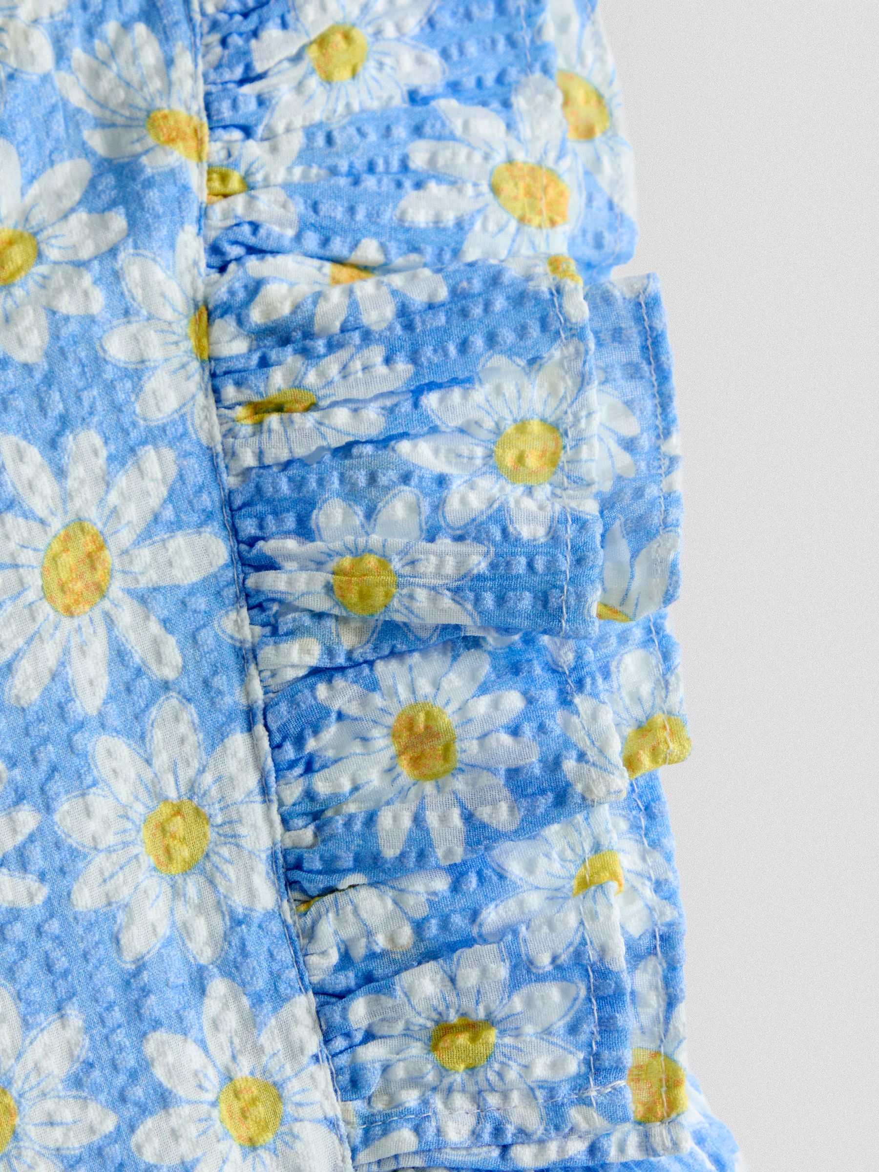 Blue Gingham Strawberry Square Neck Top & Trouser Set - Image 7 of 7