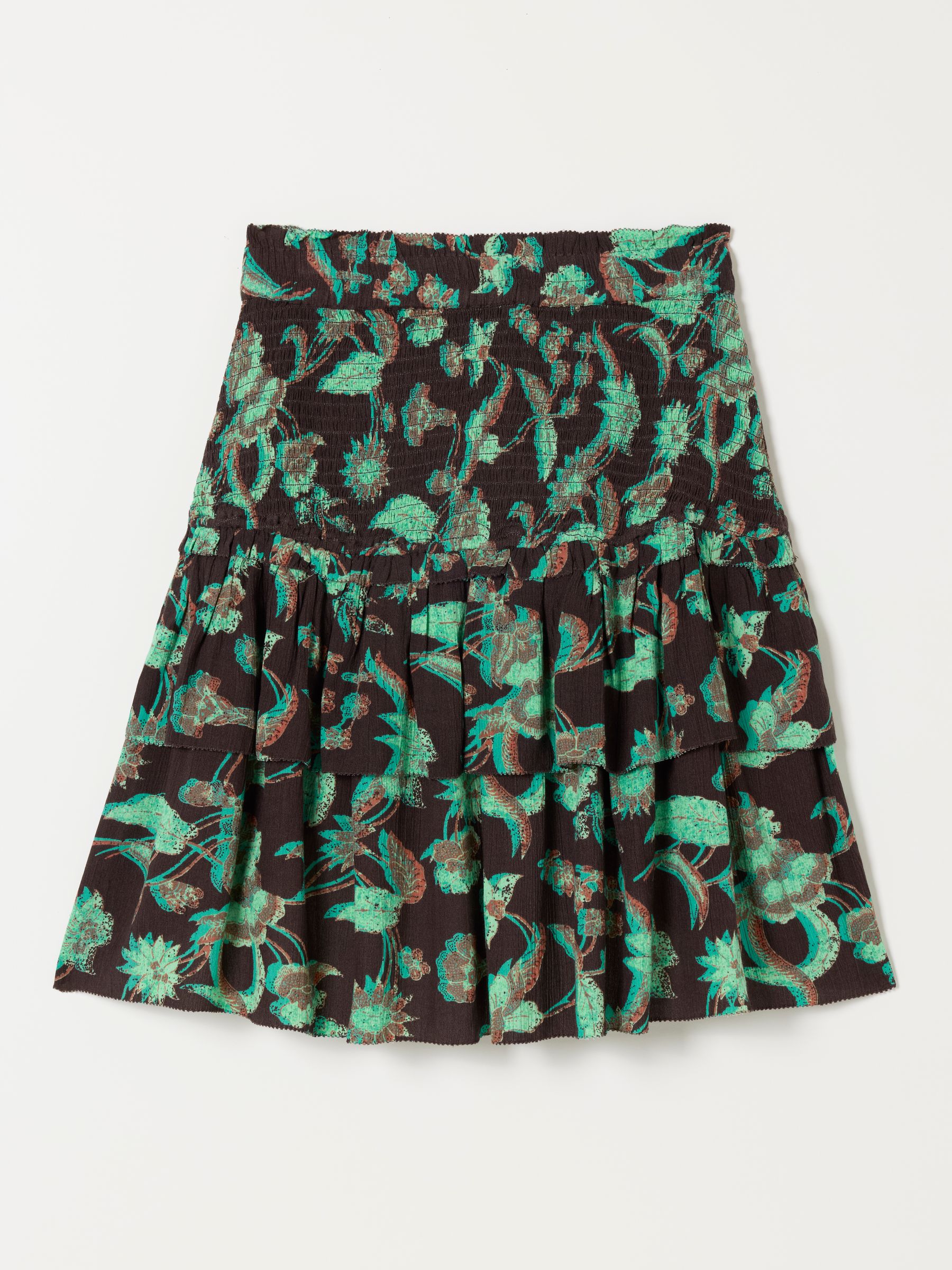 Maelle Chocolate Brown Batik Regular Skirt - Image 6 of 6