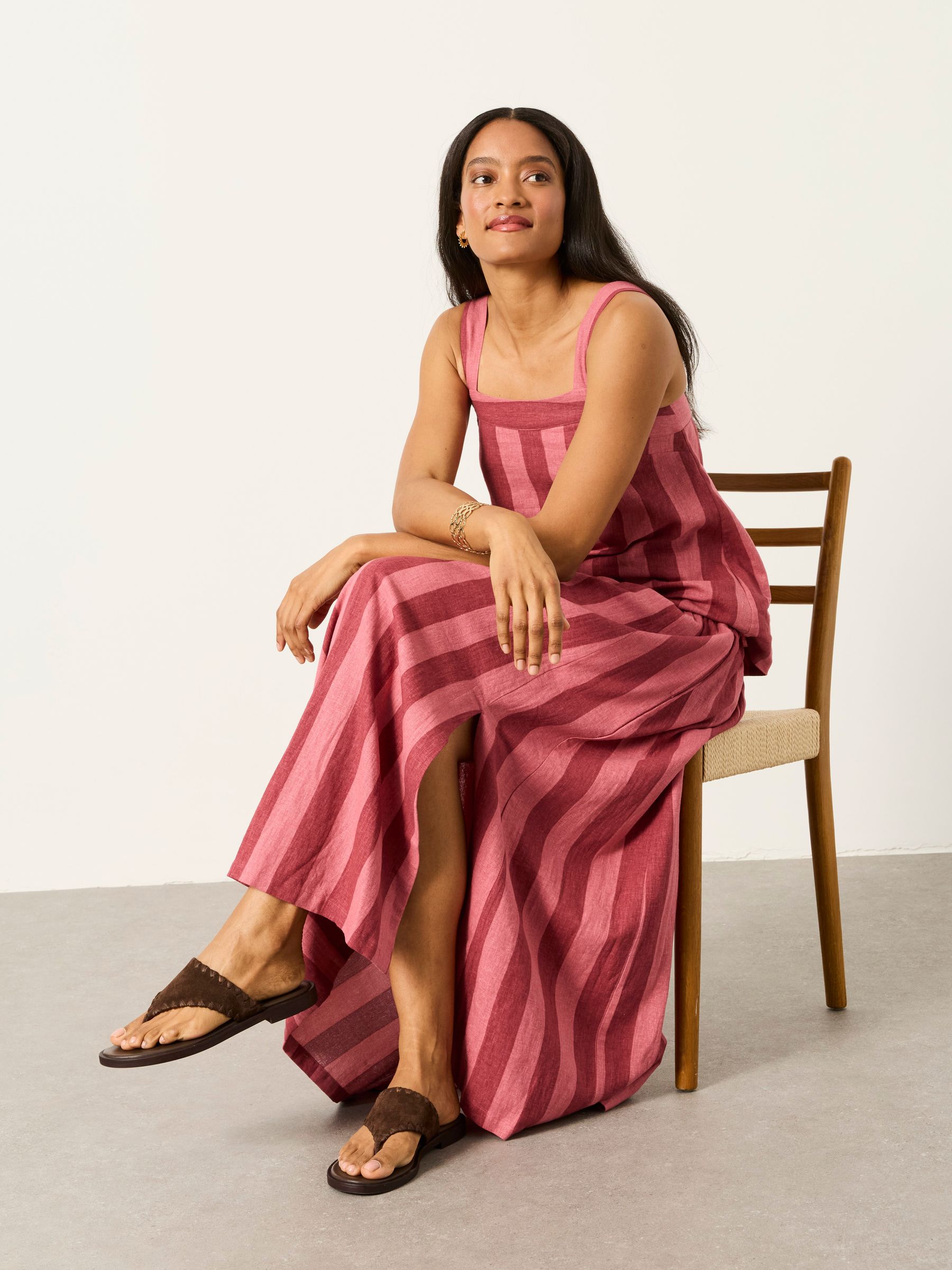 Kit Rust Red Midi Skirt - Image 3 of 6