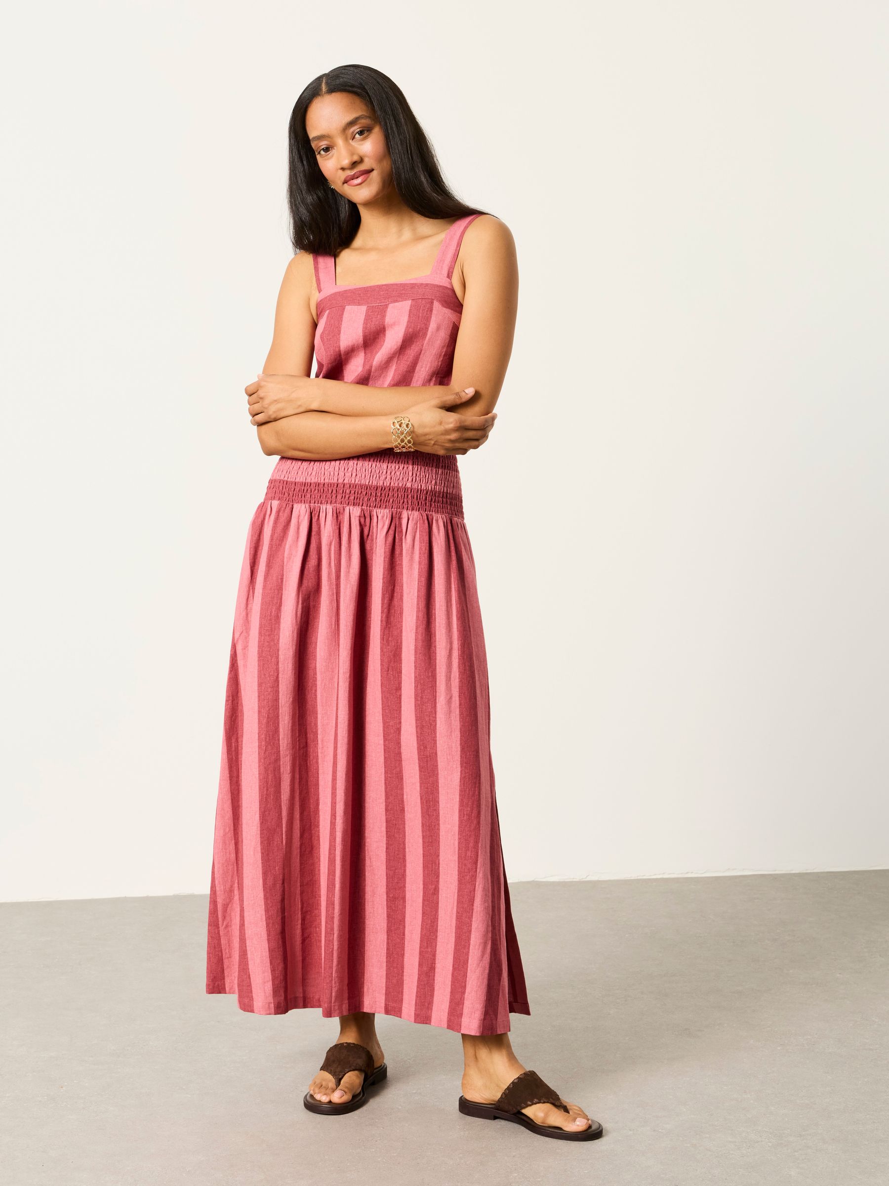 Kit Rust Red Midi Skirt - Image 4 of 6