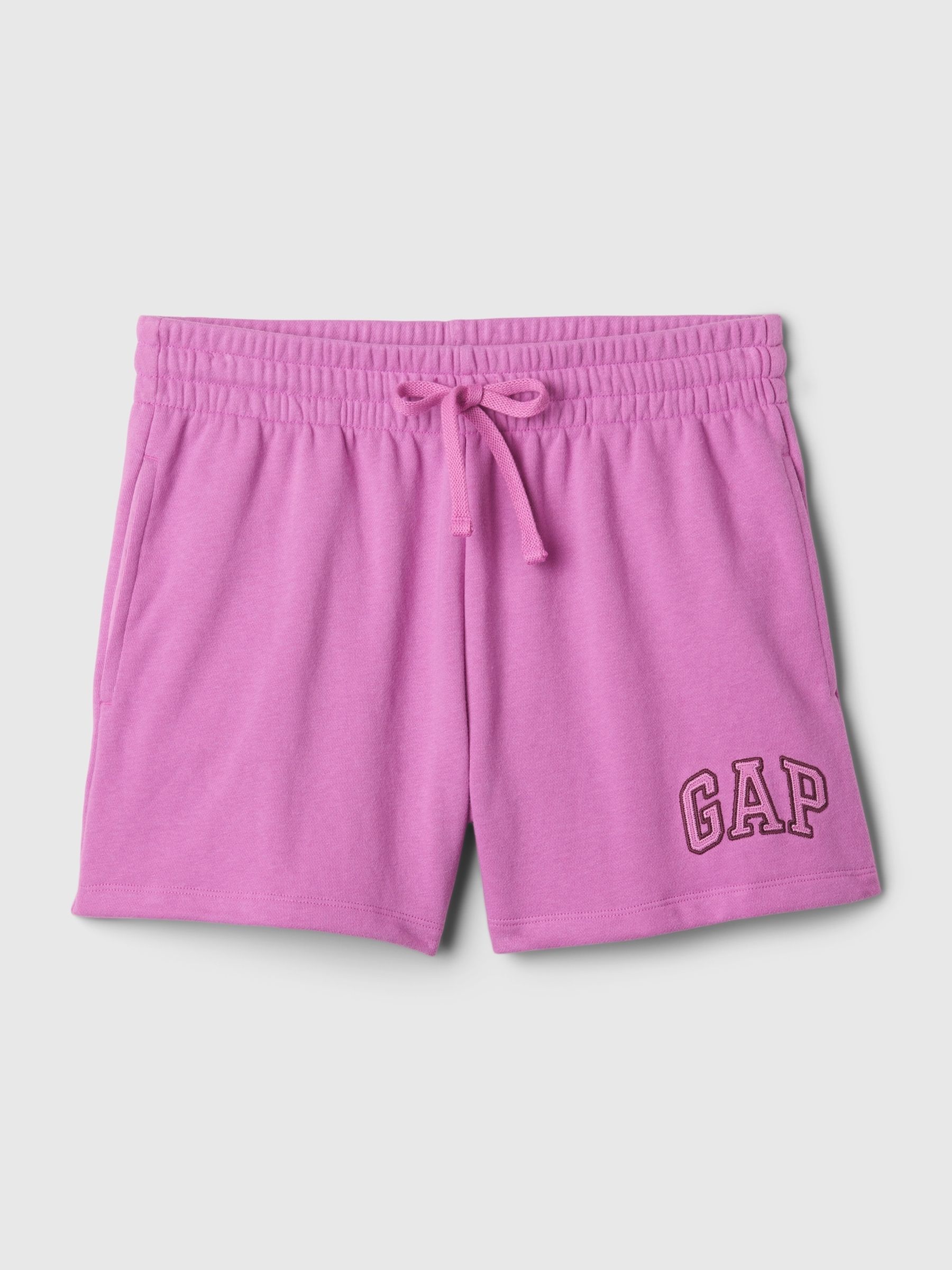 Purple Pull On Logo Shorts - Image 5 of 5