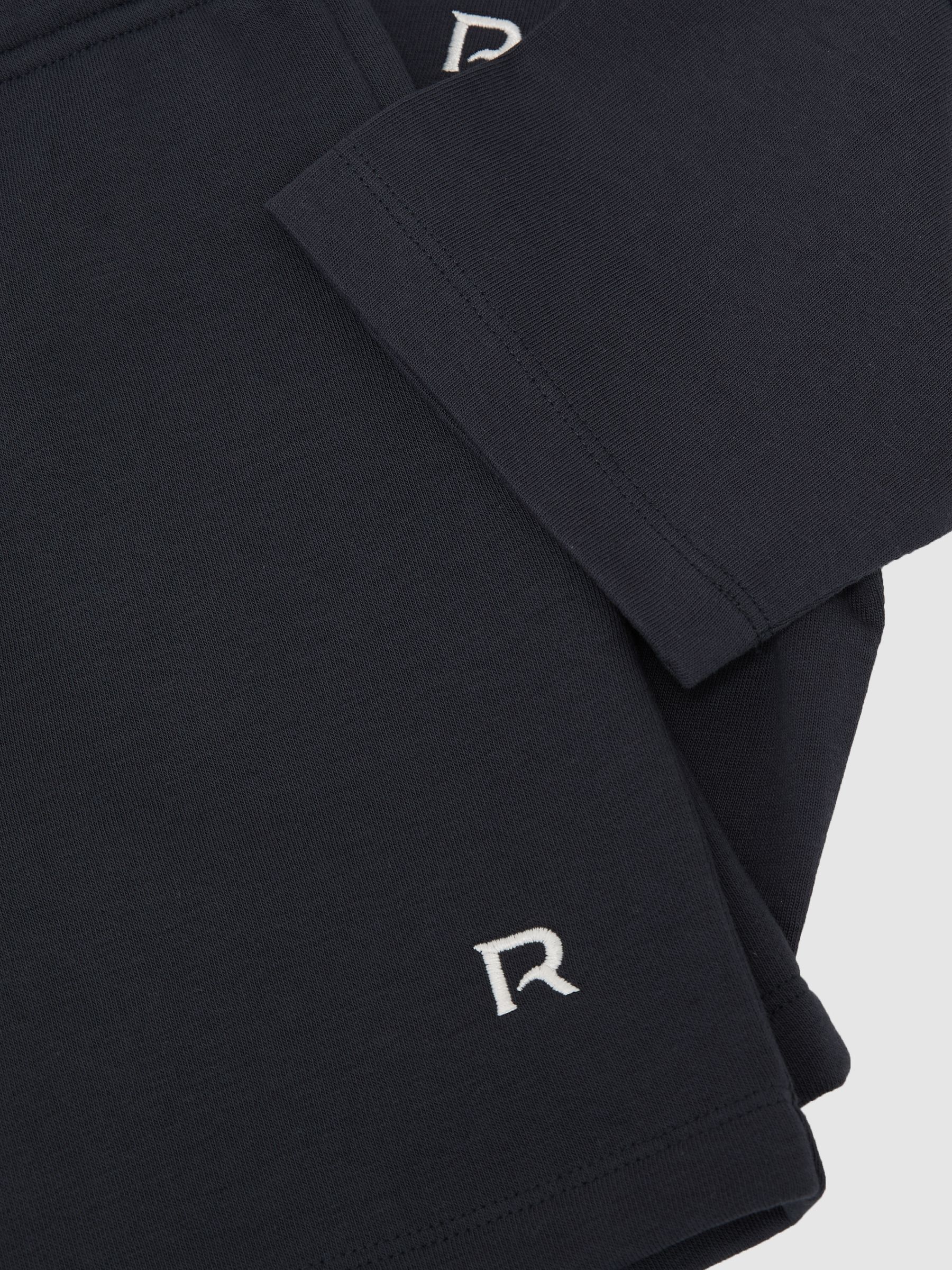 3-9 yrs Logo T-Shirt and Shorts Set Cotton-Blend in Navy - Image 3 of 3