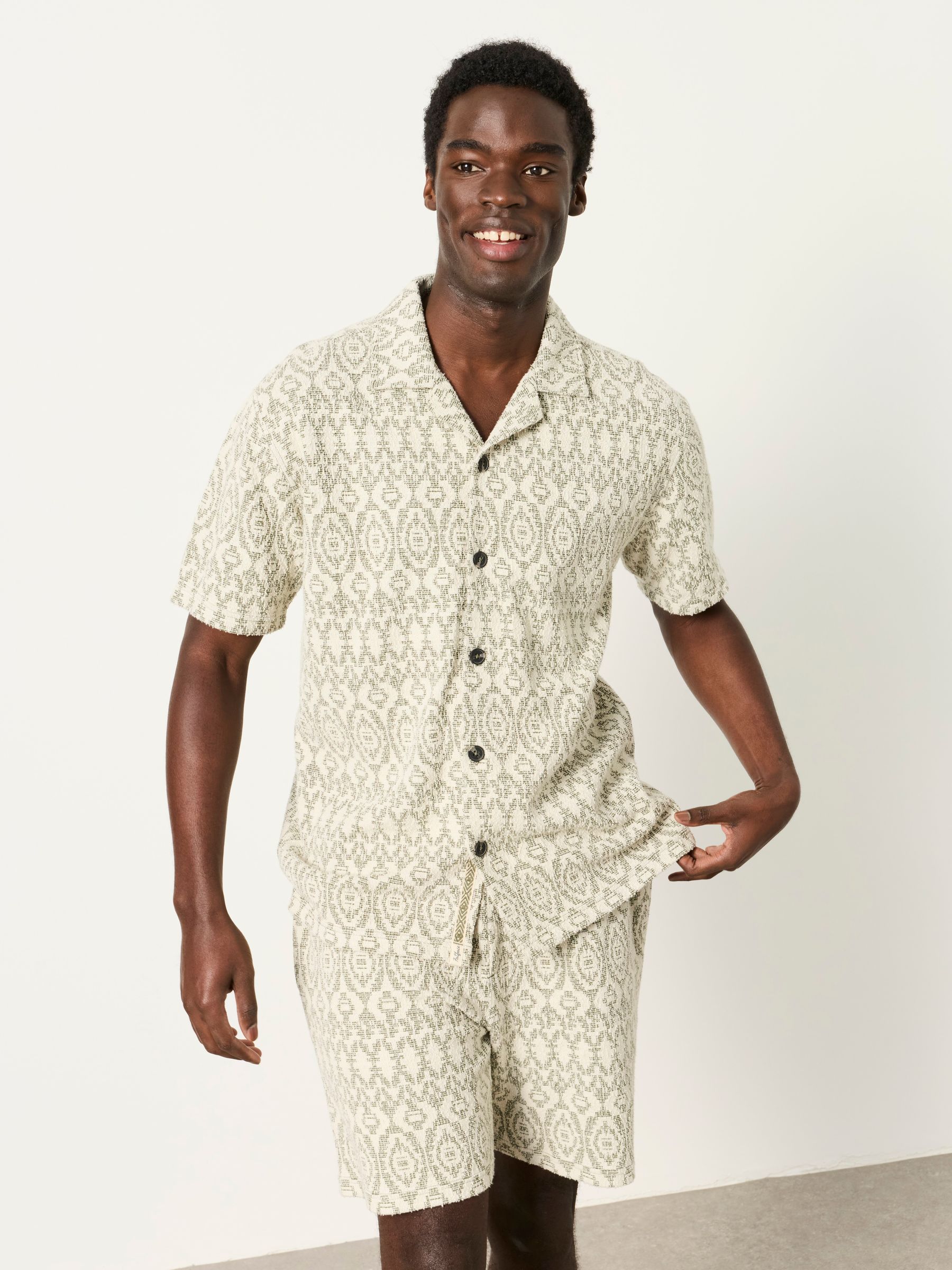 Natural Jacquard Shirt - Image 1 of 6