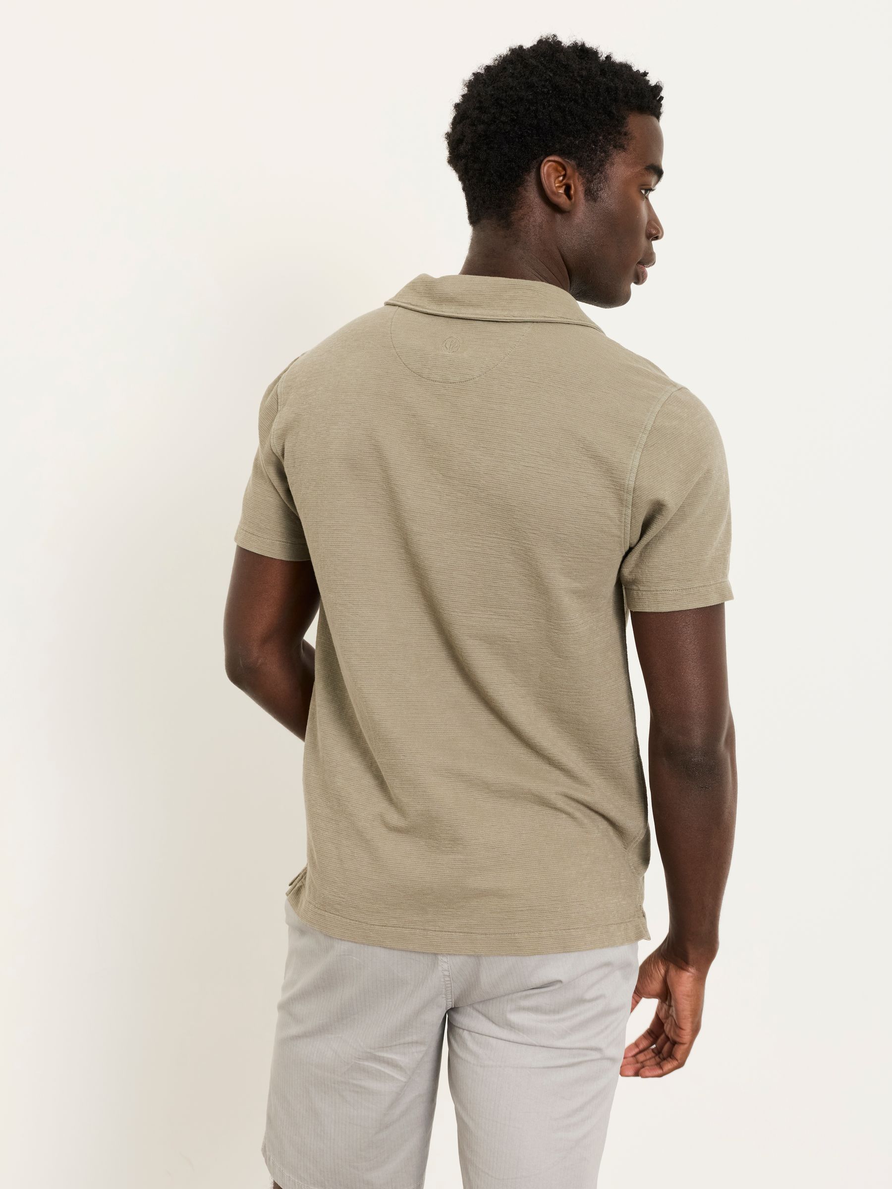 Albury Green Haze Textured Polo Shirts - Image 2 of 6