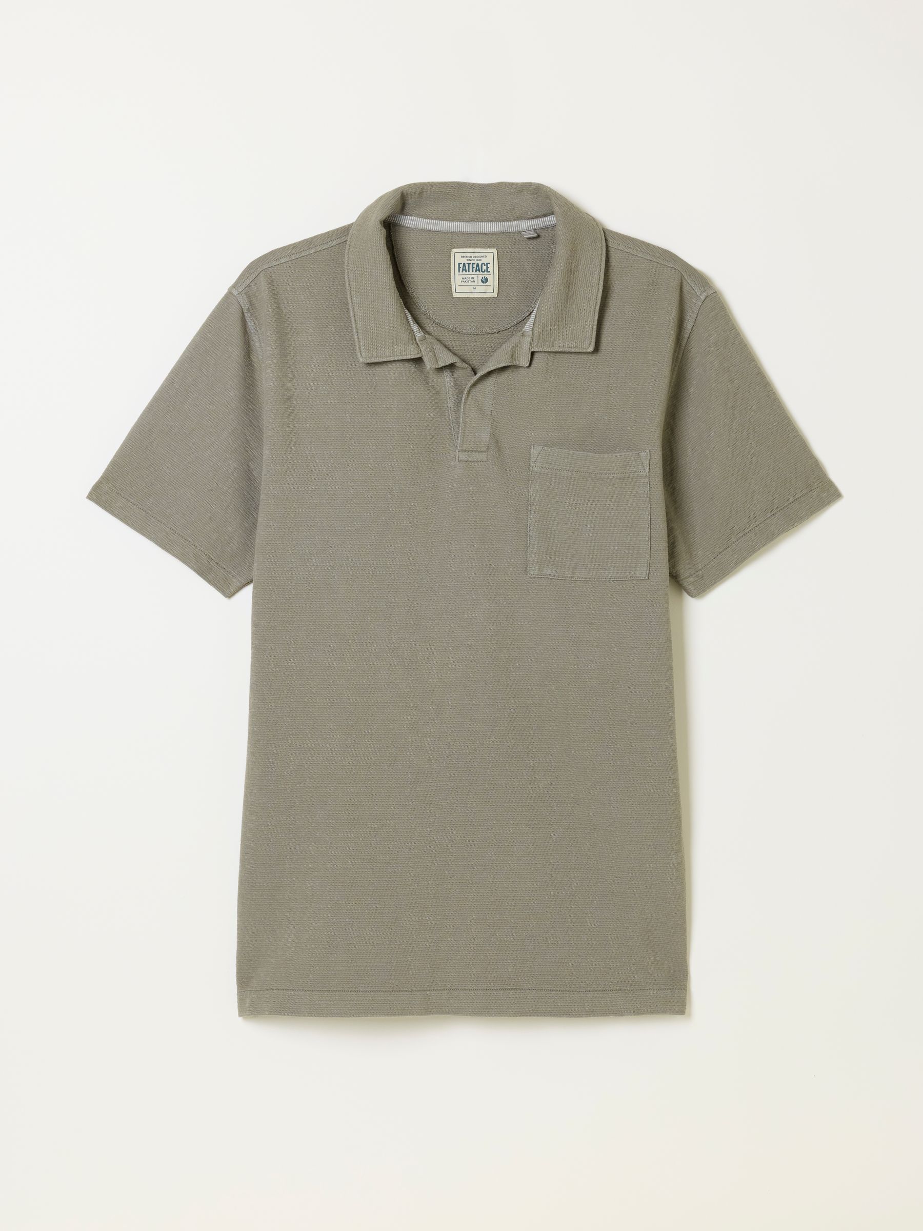 Albury Green Haze Textured Polo Shirts - Image 6 of 6