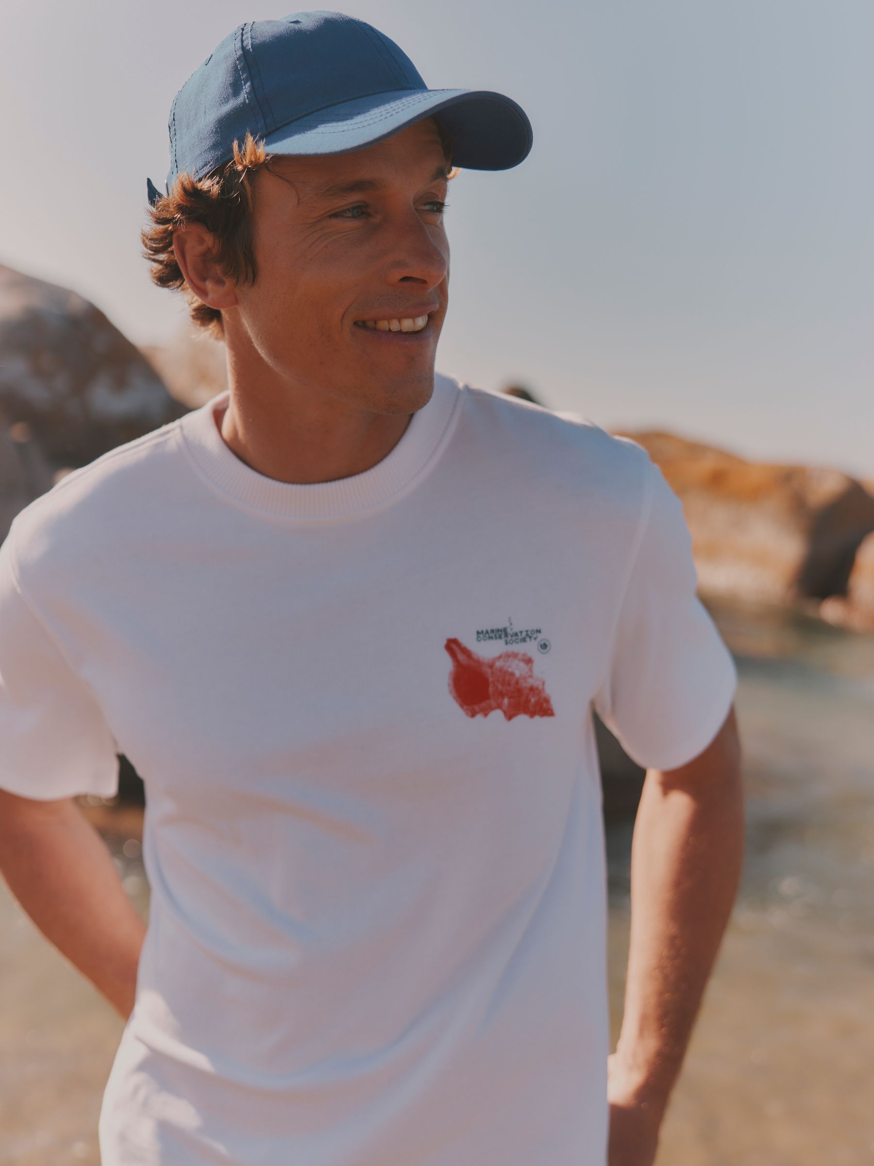 MCS Relaxed Fit White Seaweed Graphic Tshirt - Image 1 of 5