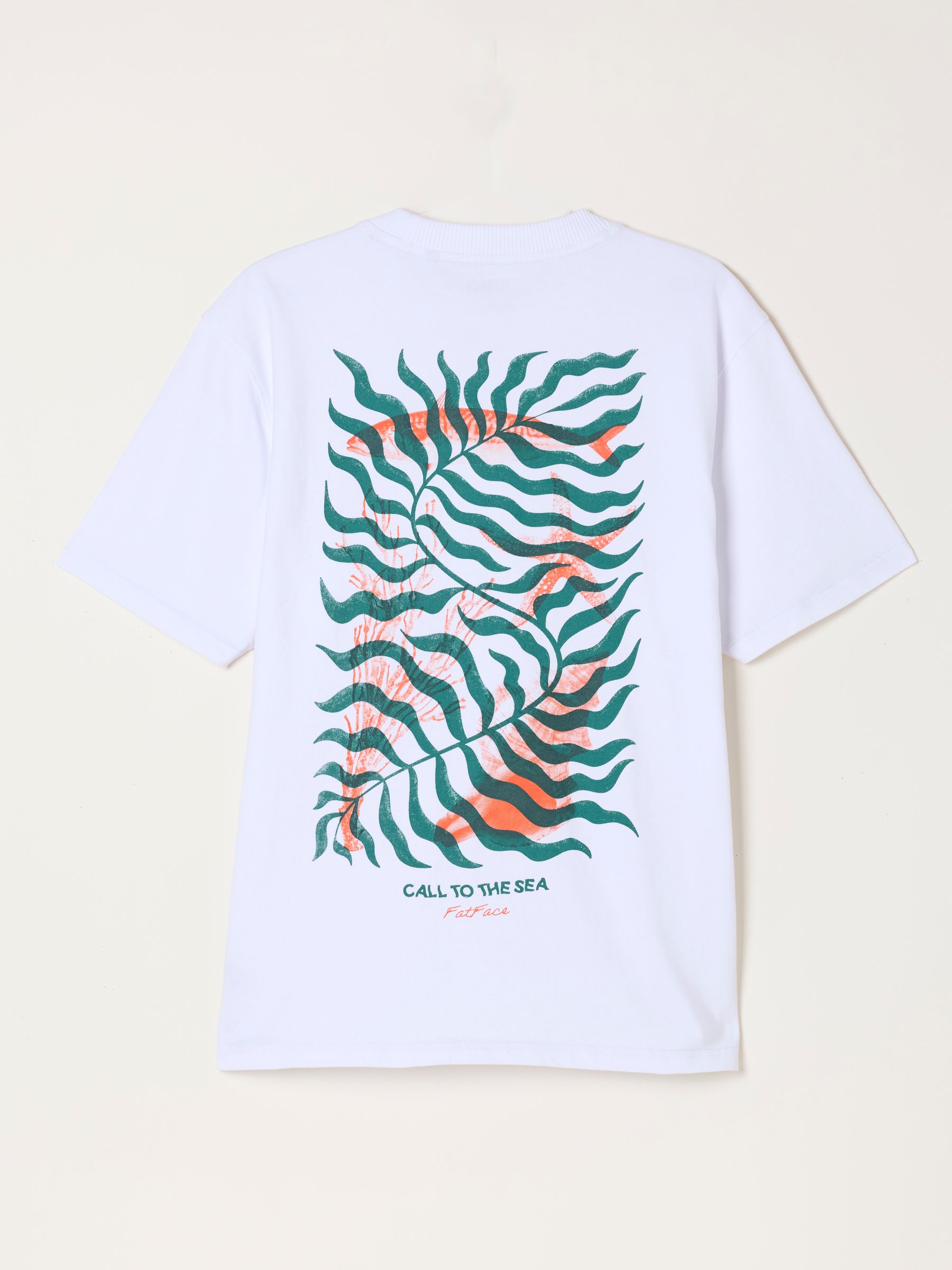 MCS Relaxed Fit White Seaweed Graphic Tshirt - Image 5 of 5 MCS Relaxed Fit White Seaweed Graphic Tshirt - Image 5 of 5