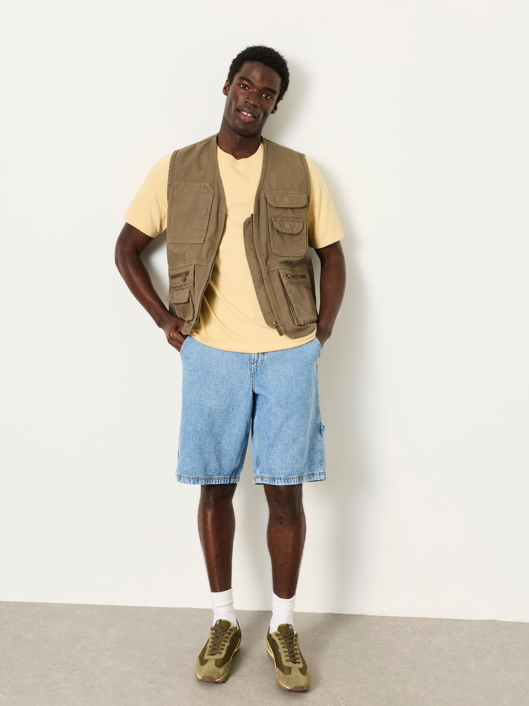 Easton Lemon Yellow Patch Pocket Tshirt - Image 4 of 6